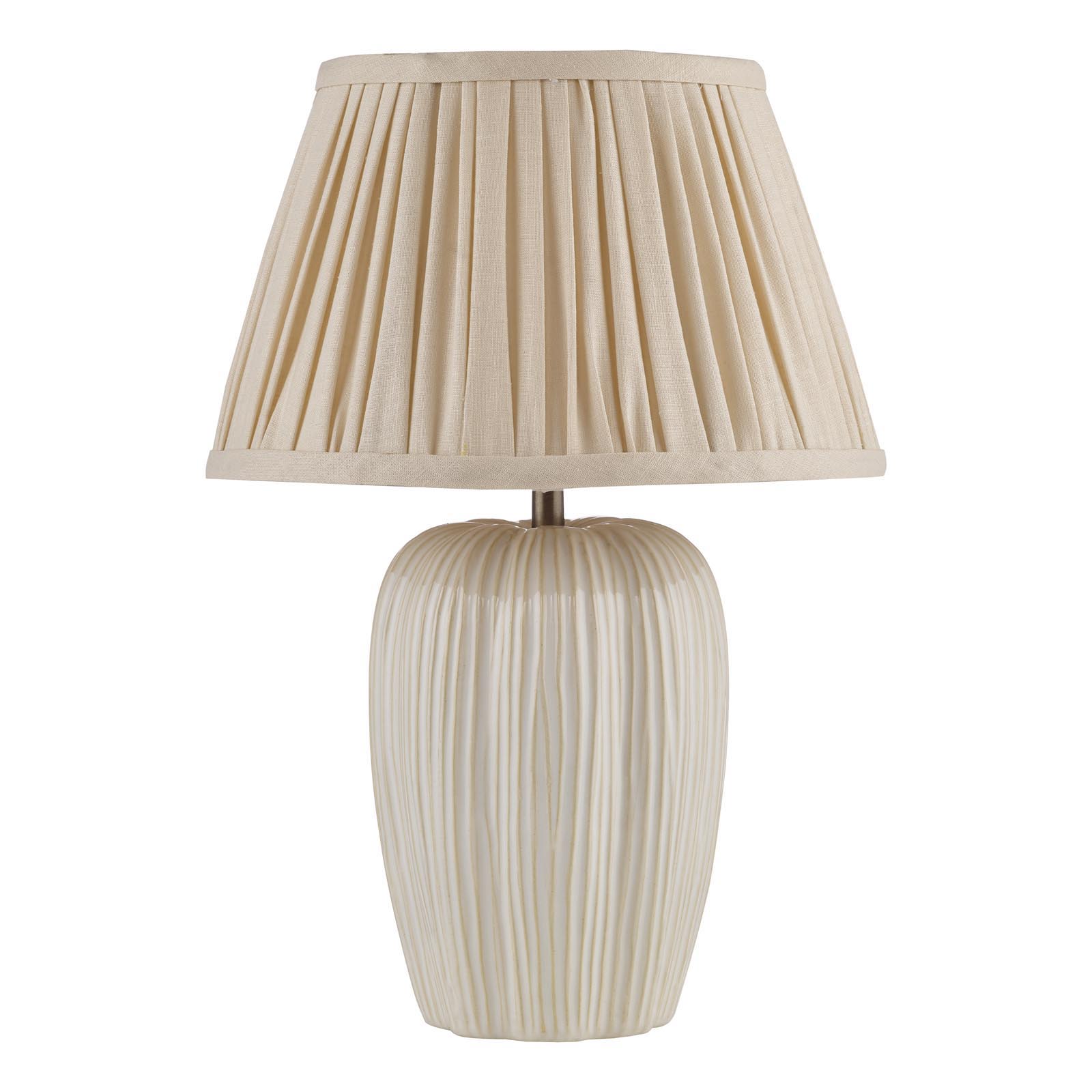 Abigail Taupe Cotton Empire Shade 28cm