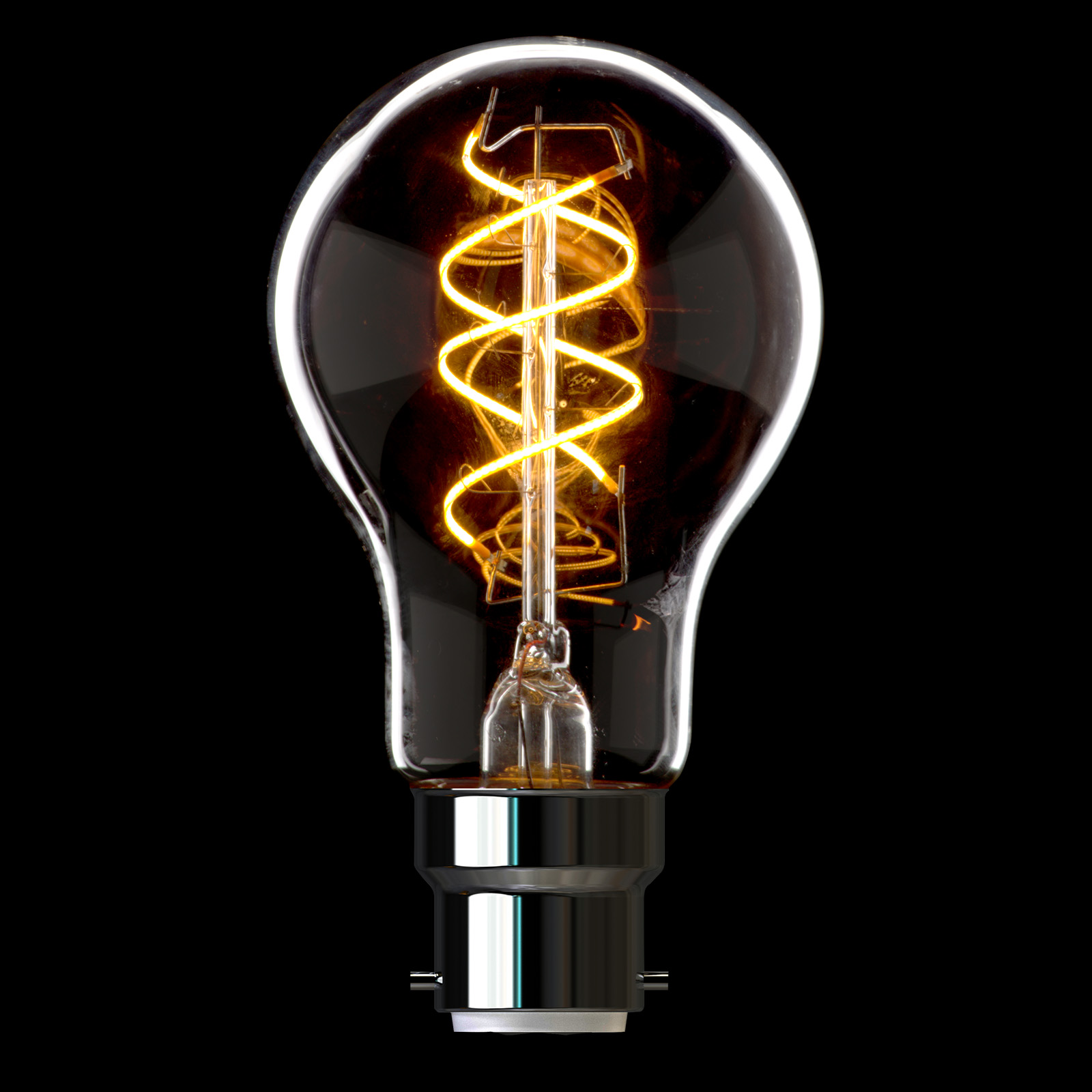 (Pack of 6) LED B22/BC GLS Light Bulb (Lamp) 7.2w 806lm 2700k