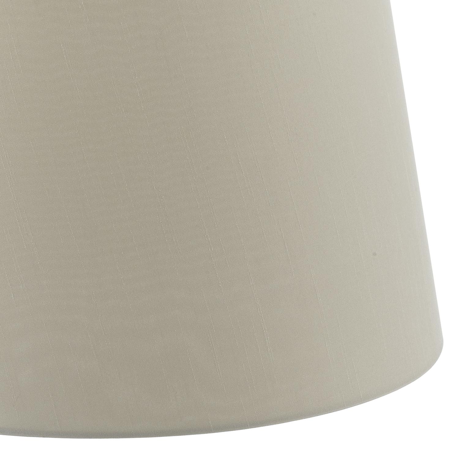 Cezanne Taupe Faux Silk Tapered Drum Shade 35cm
