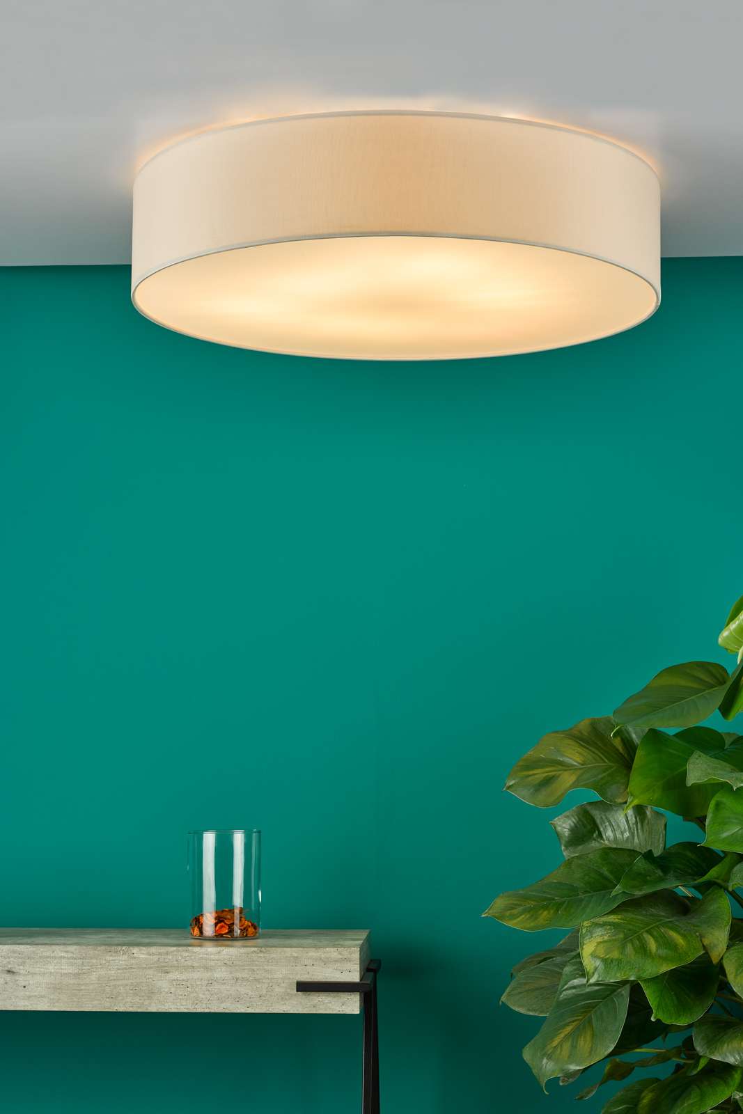 Cierro 6 Light Flush Taupe 80cm