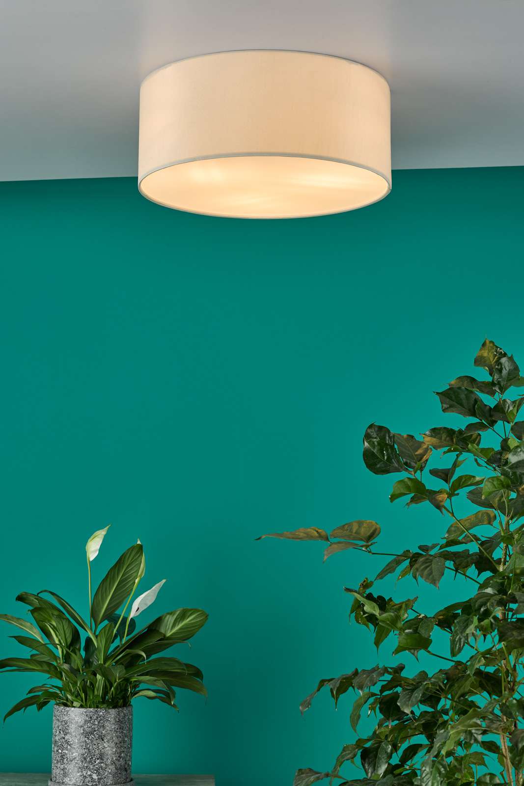 Cierro 3 Light Flush Taupe 40cm