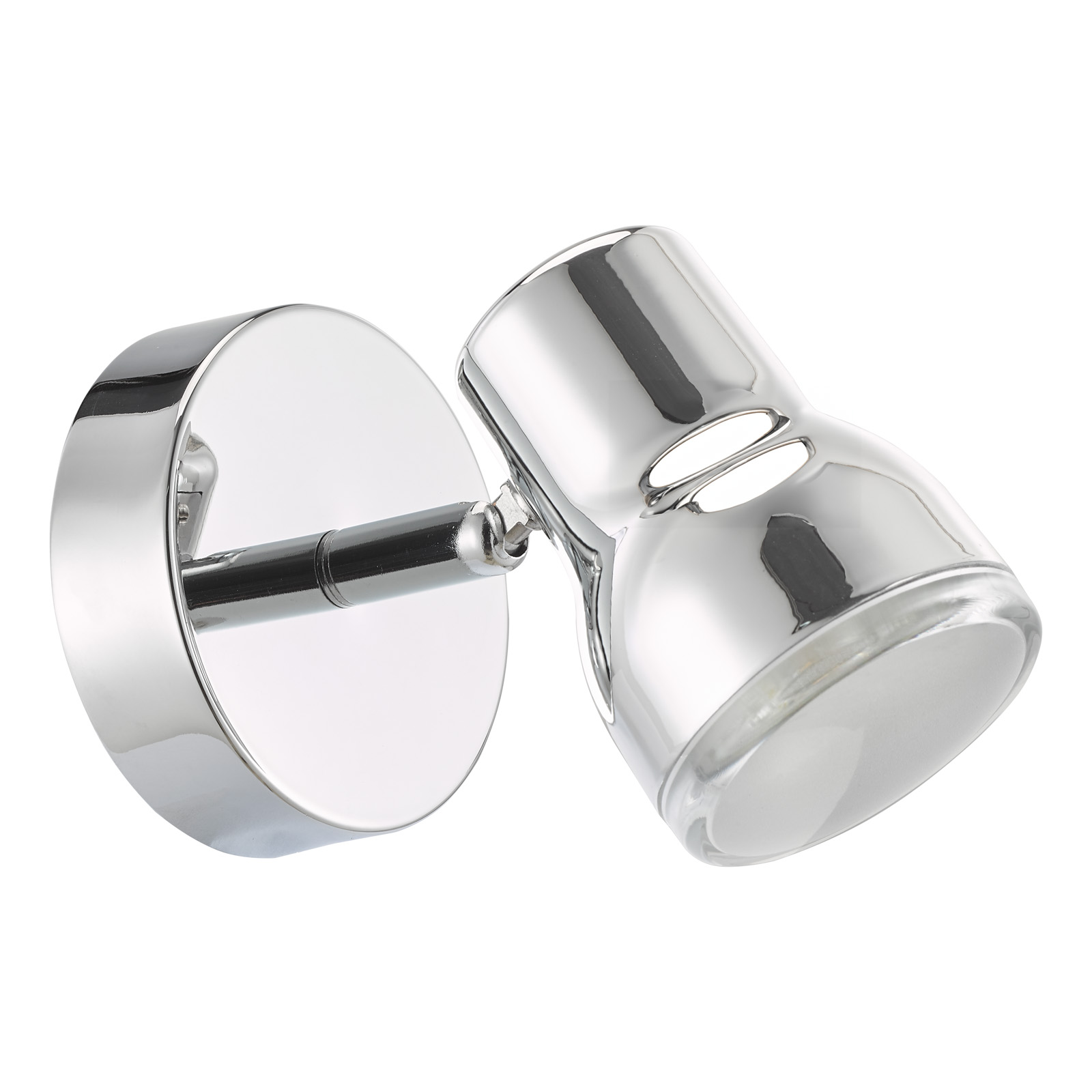 Clint Bathroom Wall Spotlight Polished Chrome IP44