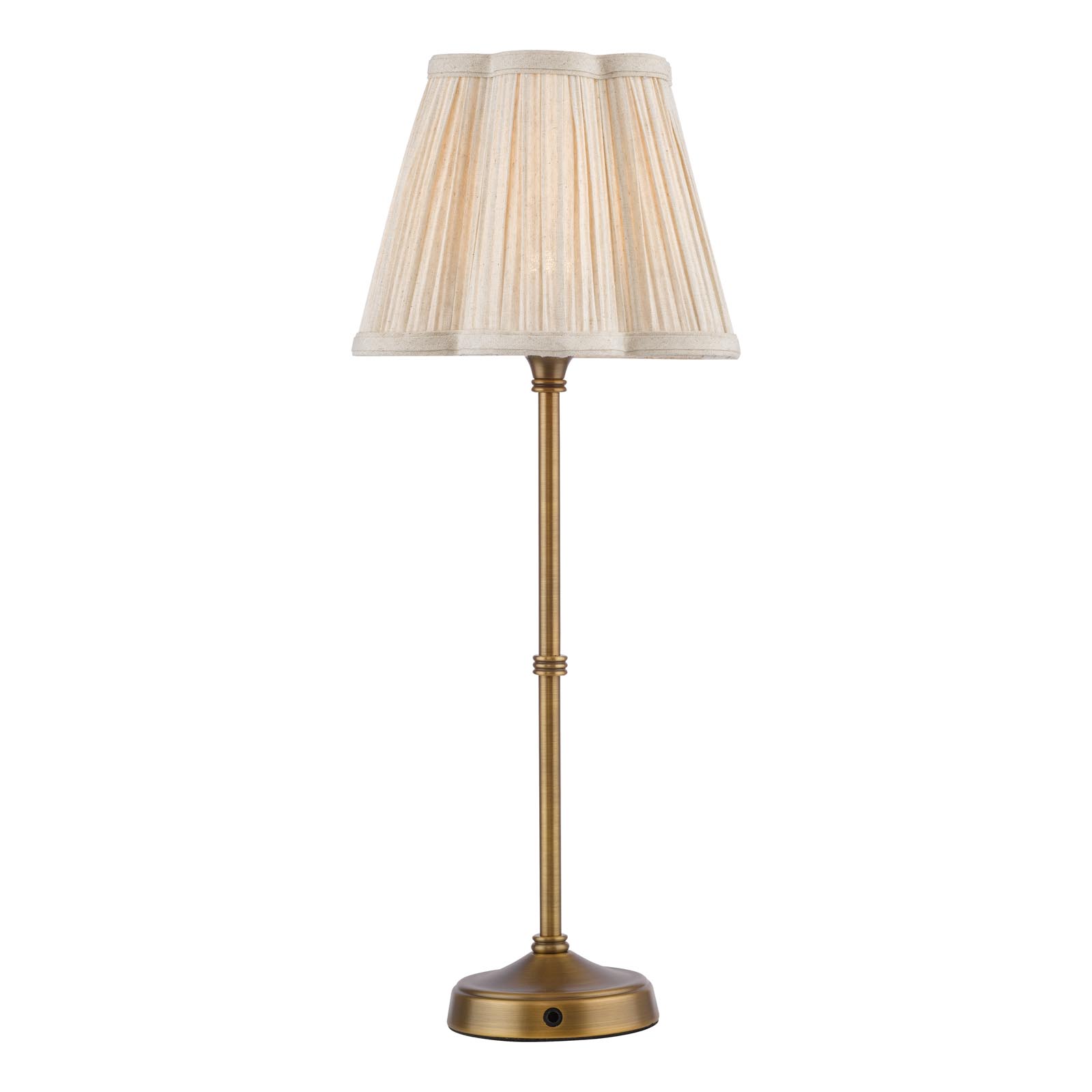 Dahl Rechargeable Table Lamp Antique Bronze Base Only LED