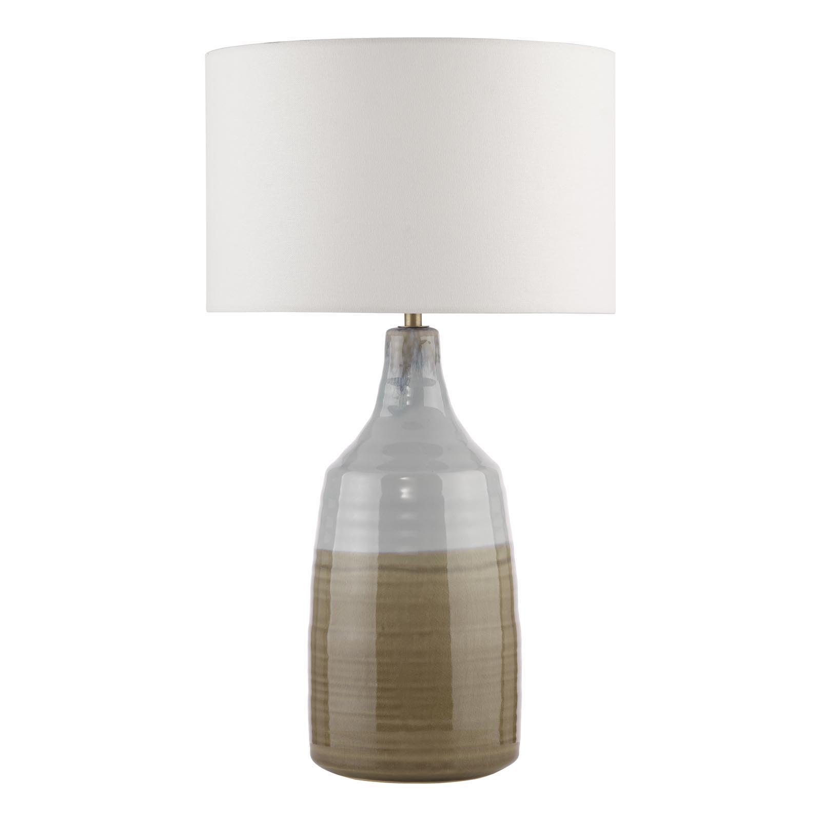 Desirus Ivory Linen Drum Shade 32cm
