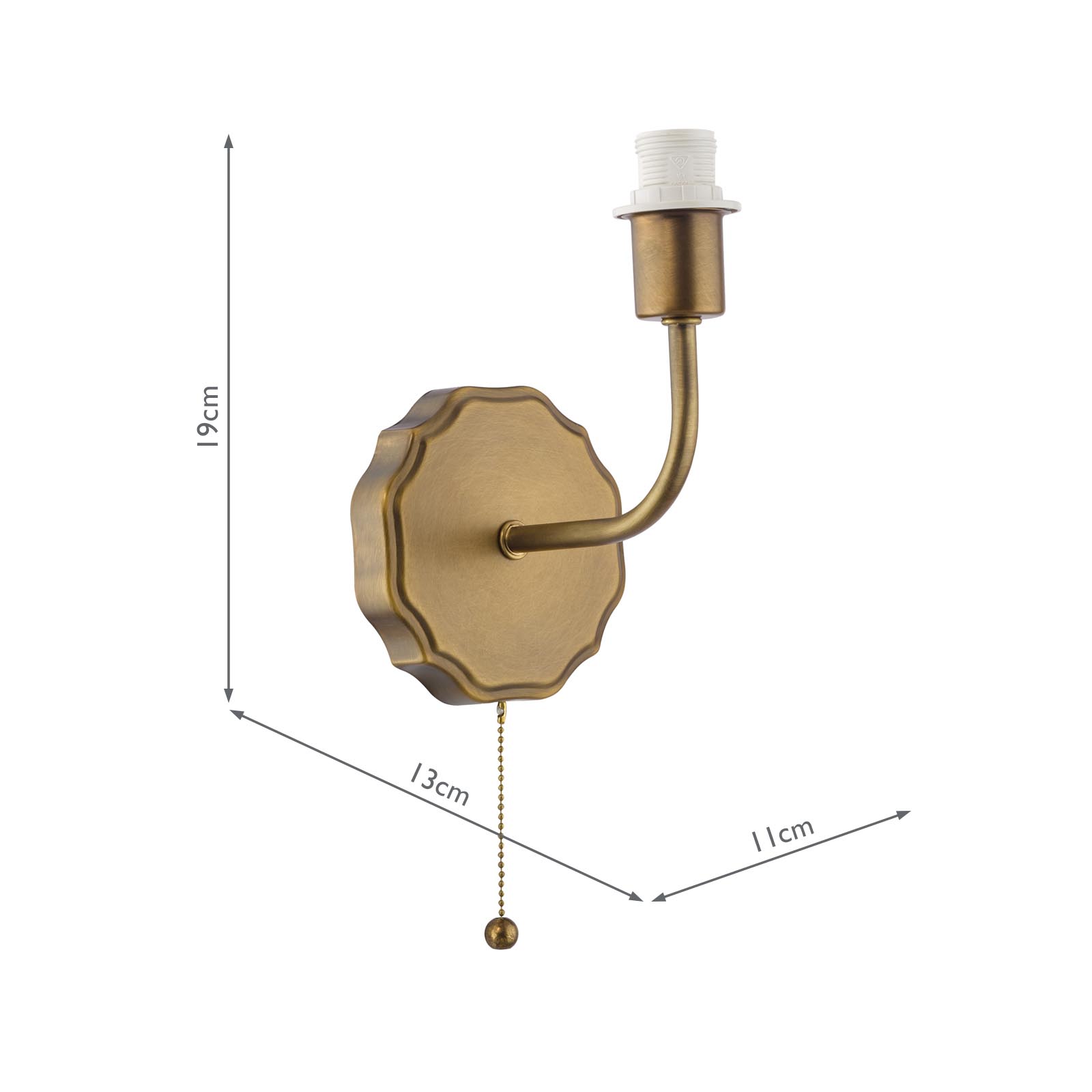 Dijon Wall Light Antique Bronze Bracket Only