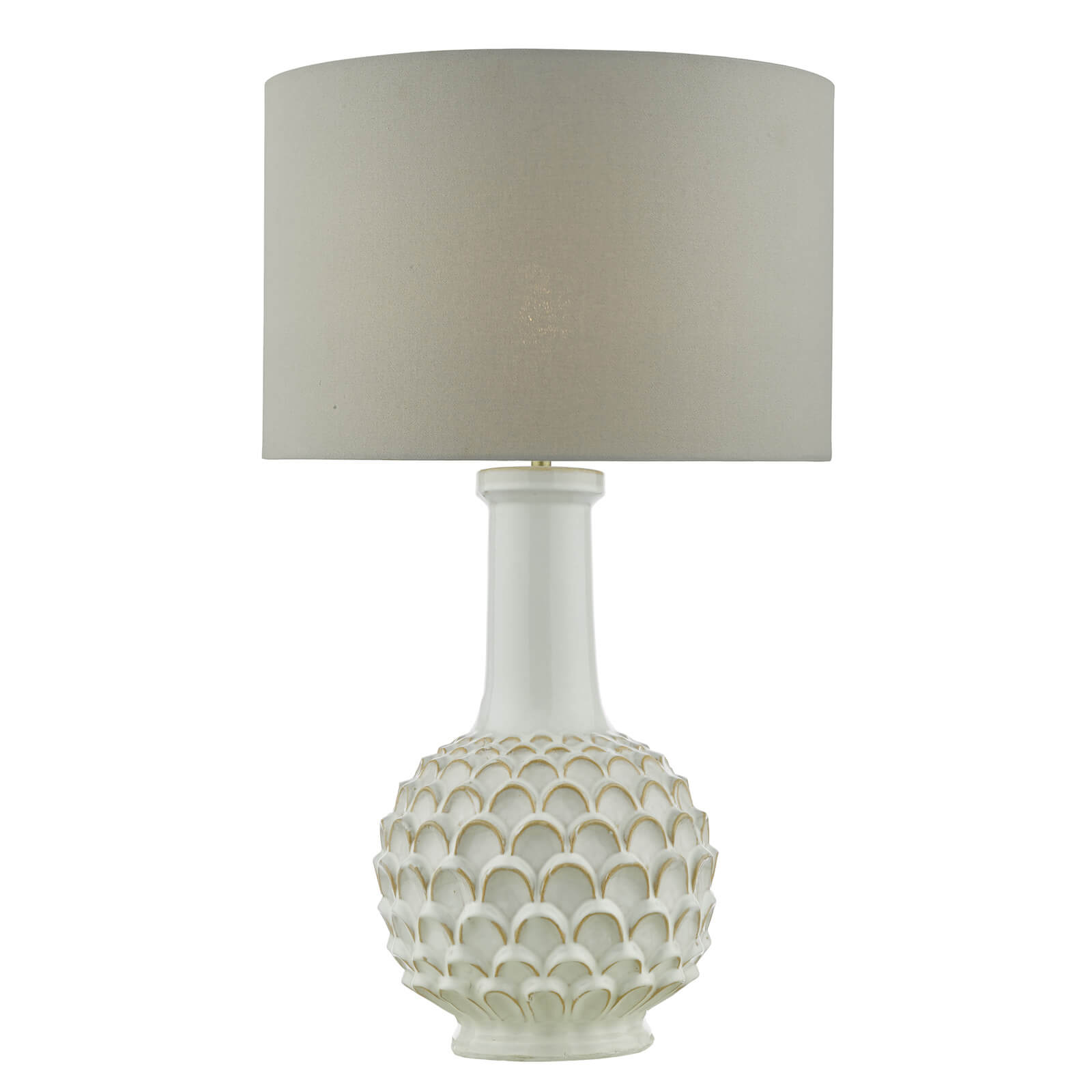 Edlyn Table Lamp White Ceramic With Shade
