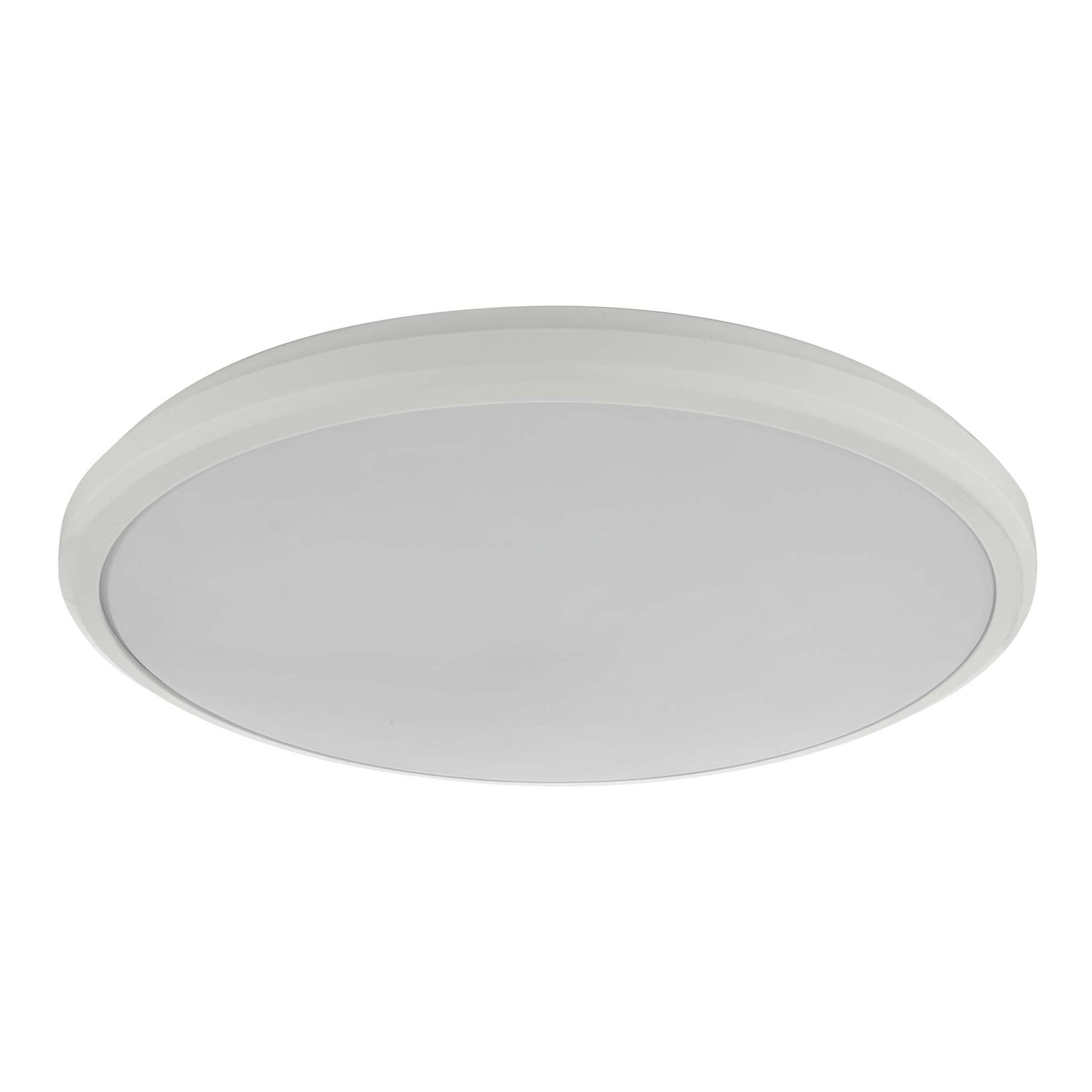 Emmett Bathroom Flush White Acrylic IP44 LED