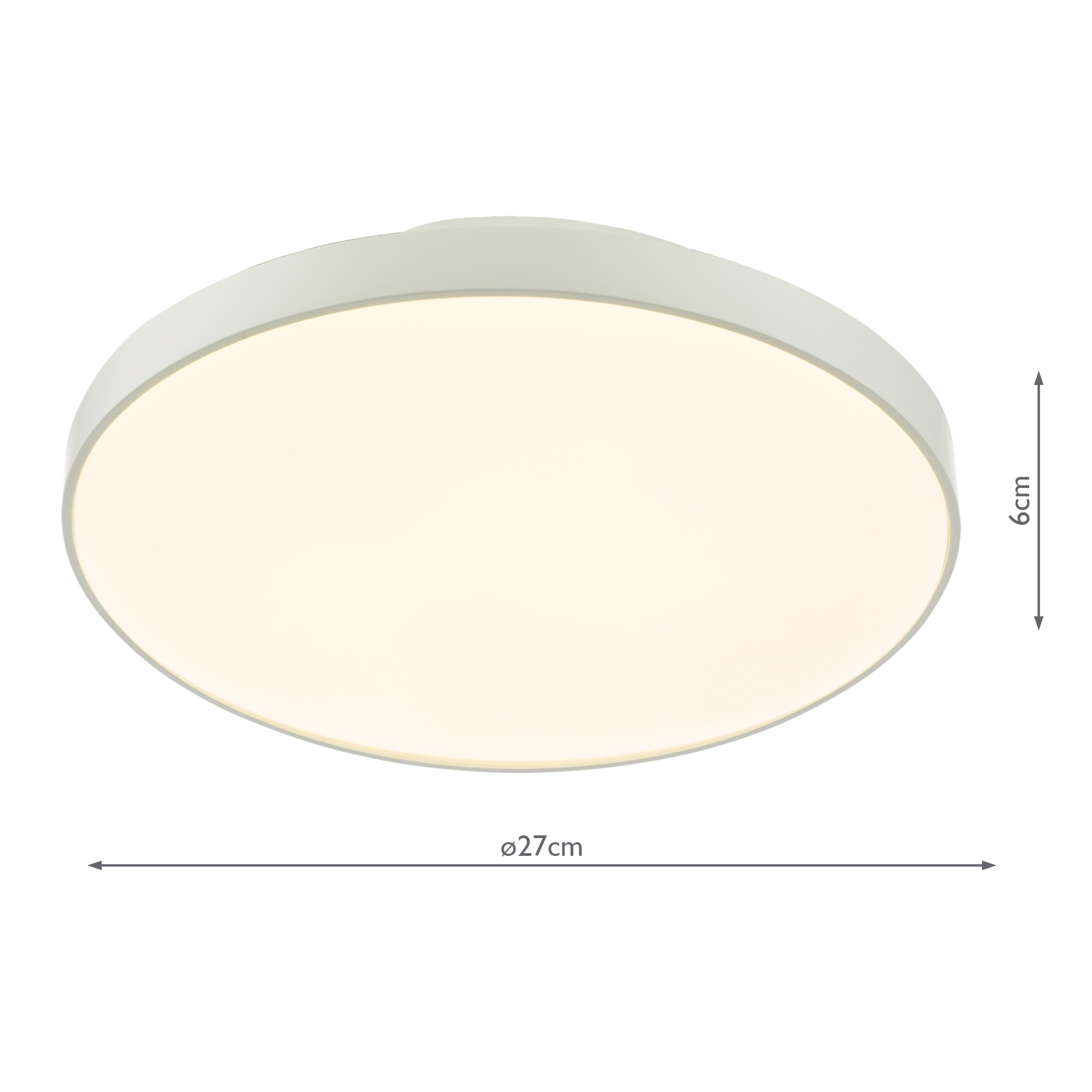 Essien Bathroom Ceiling Light White LED IP44