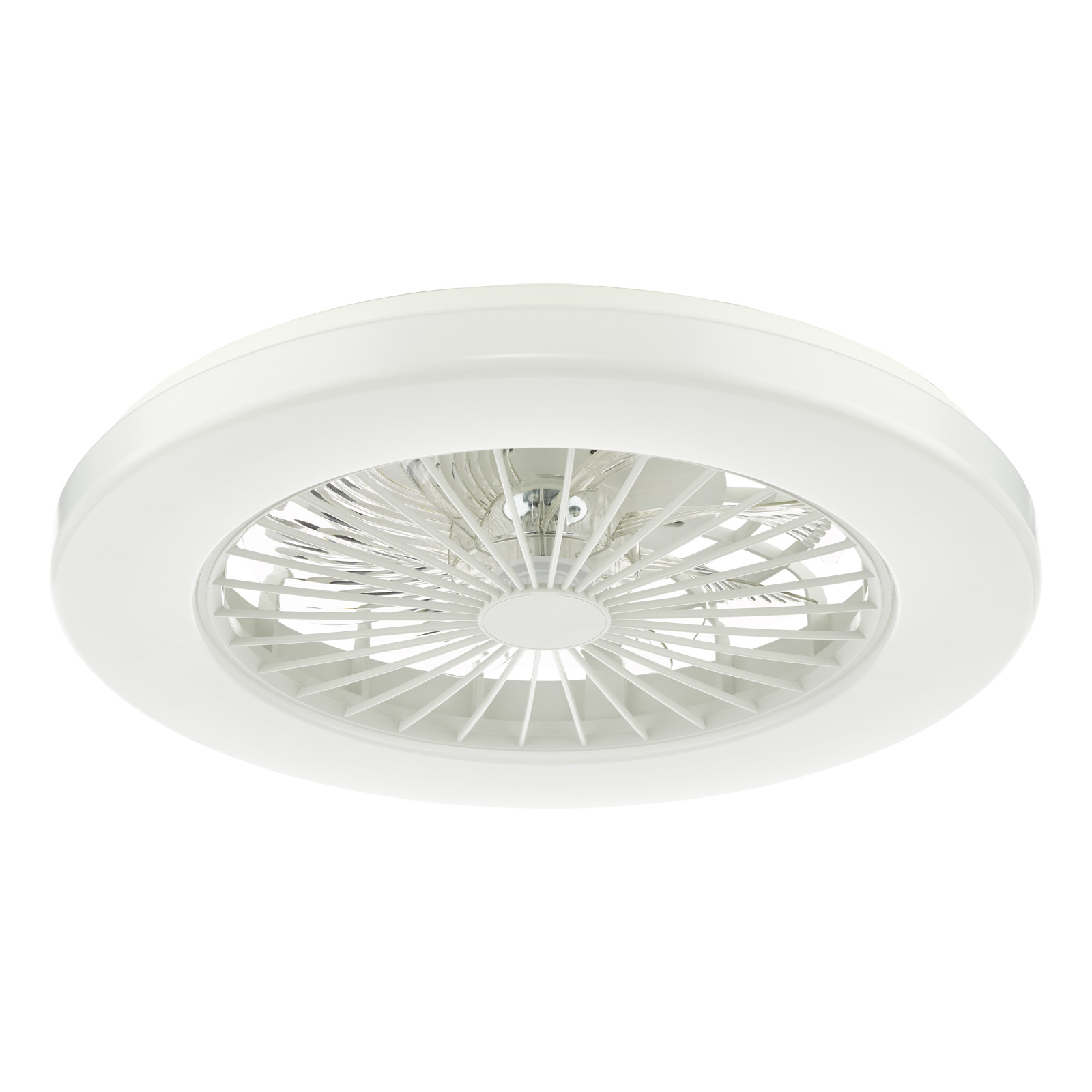 Ceiling Fan Flush White Fitting Only LED