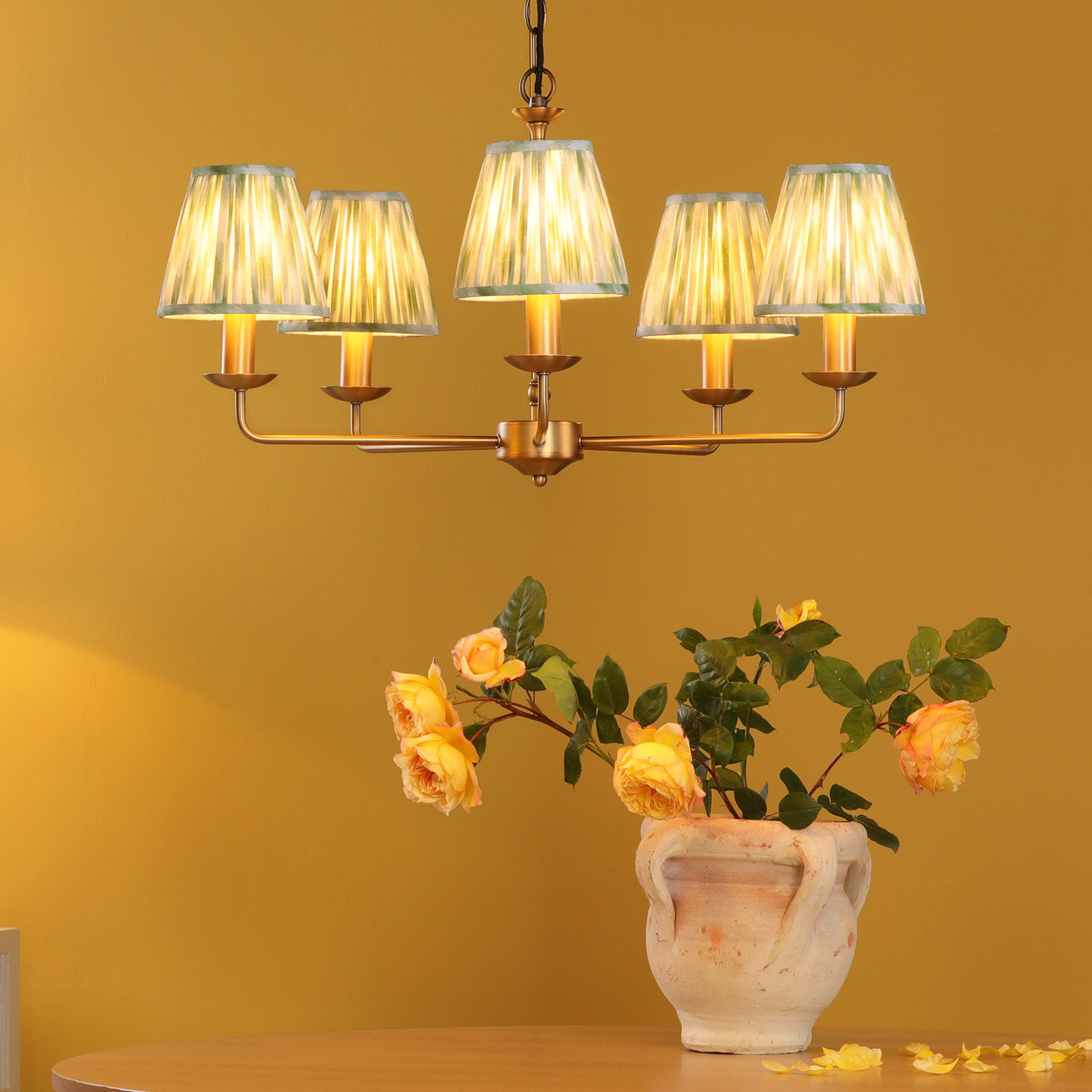 Favian Wall Light Matt Bronze With Shade