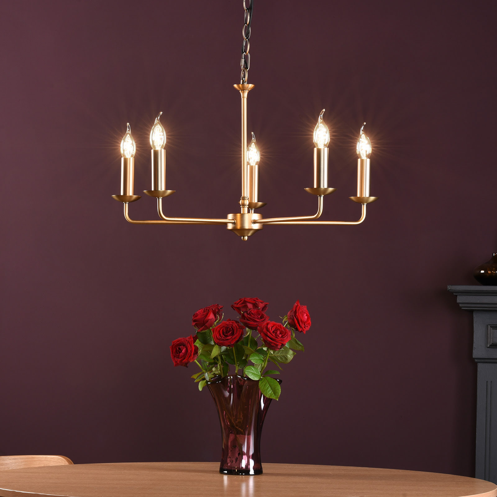 Favian 8 Light Pendant Matt Bronze Fitting Only