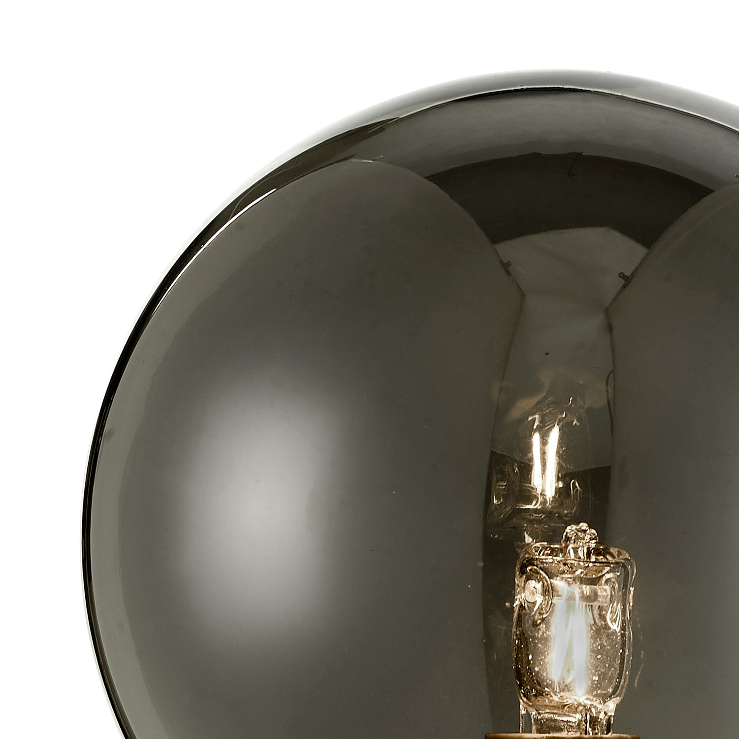 Feya Wall Light Polished Chrome With Smoked Glass