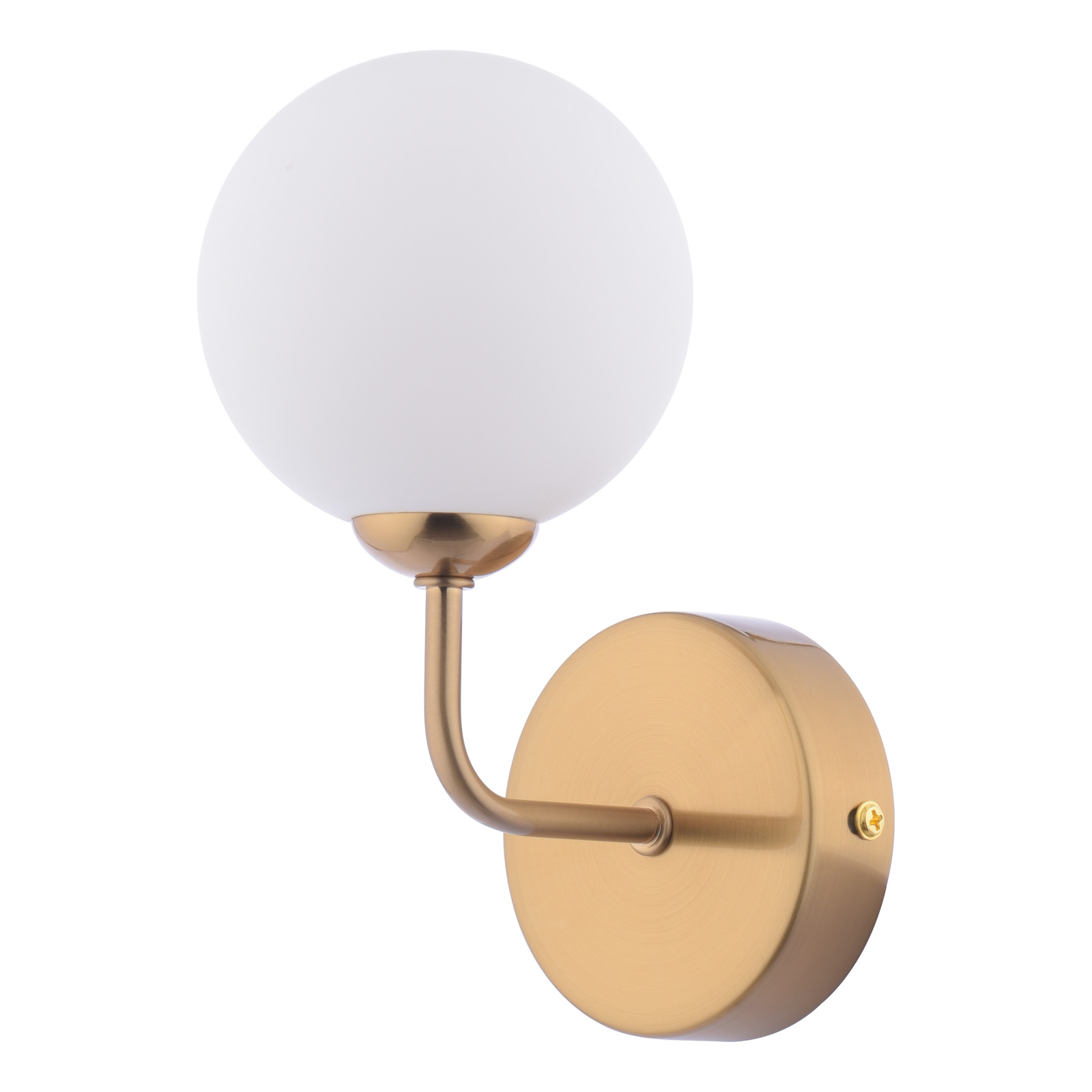 Feya Wall Light Antique Bronze With Opal Glass