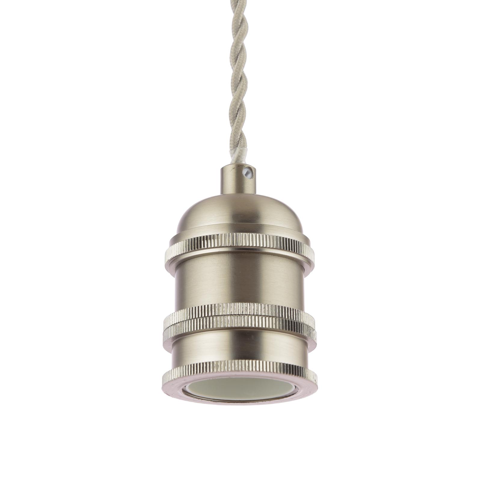 George 1 Light E27 Suspension Antique Chrome