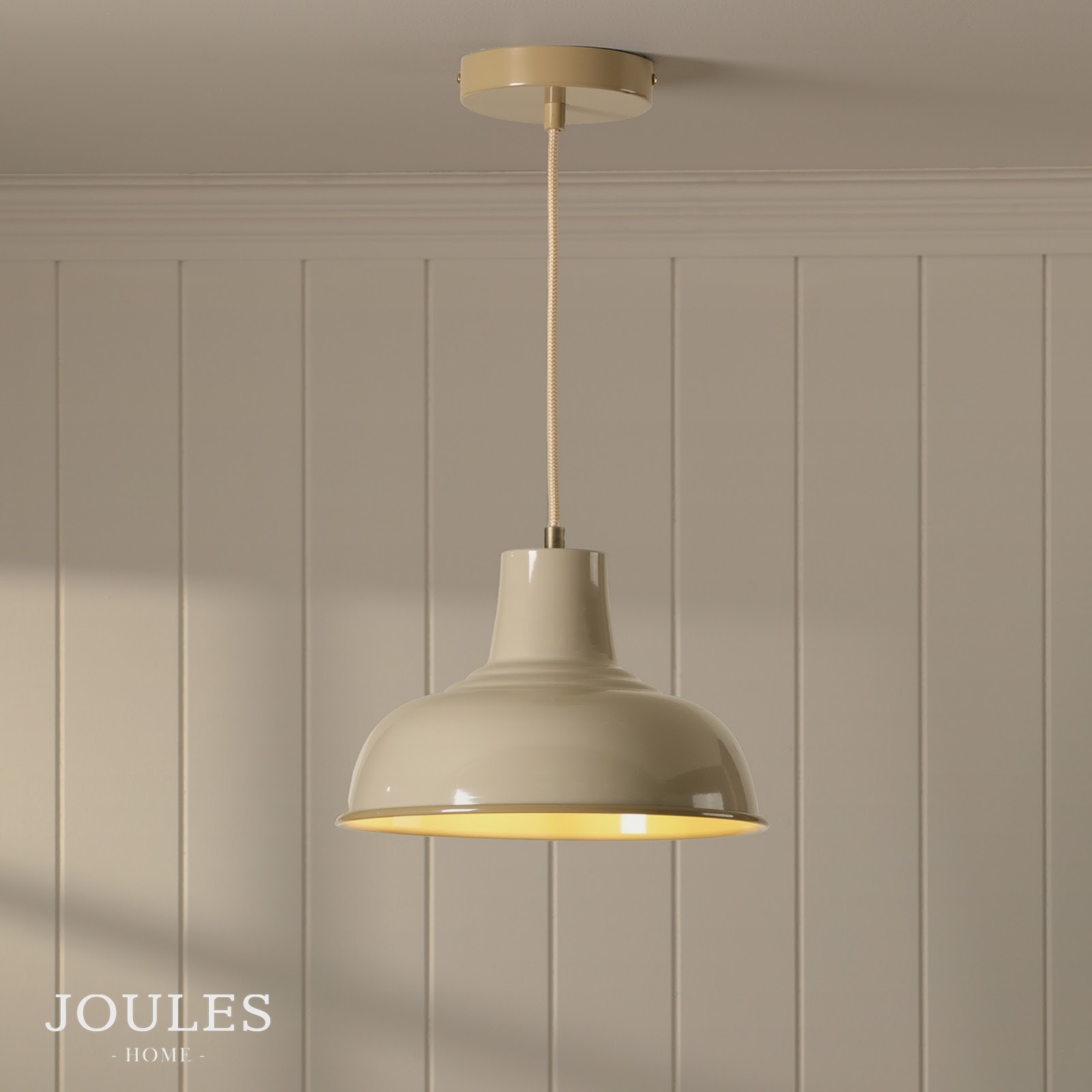 Joules Hatfield Pendant Gloss Taupe