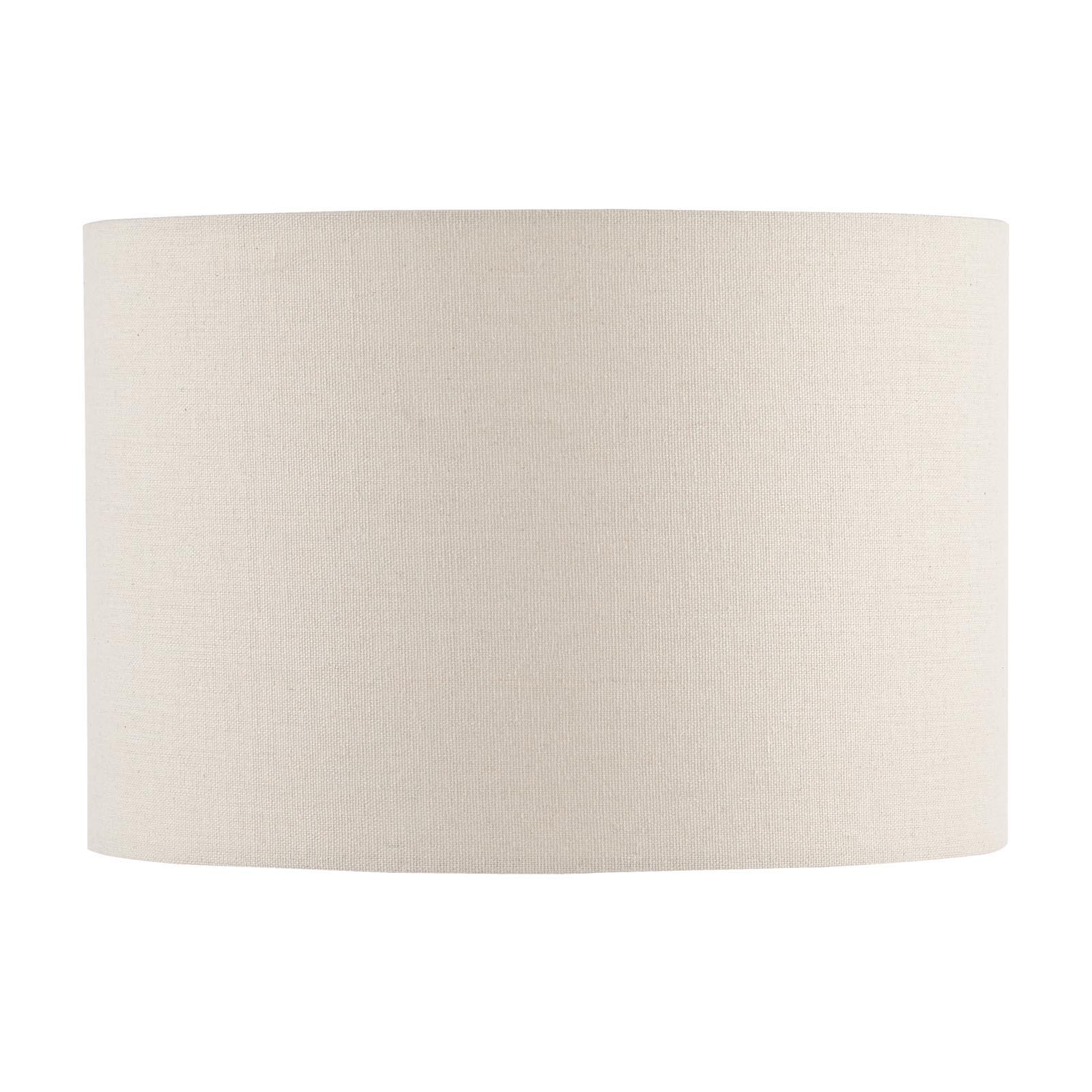 Havana White Linen Drum Shade 33cm