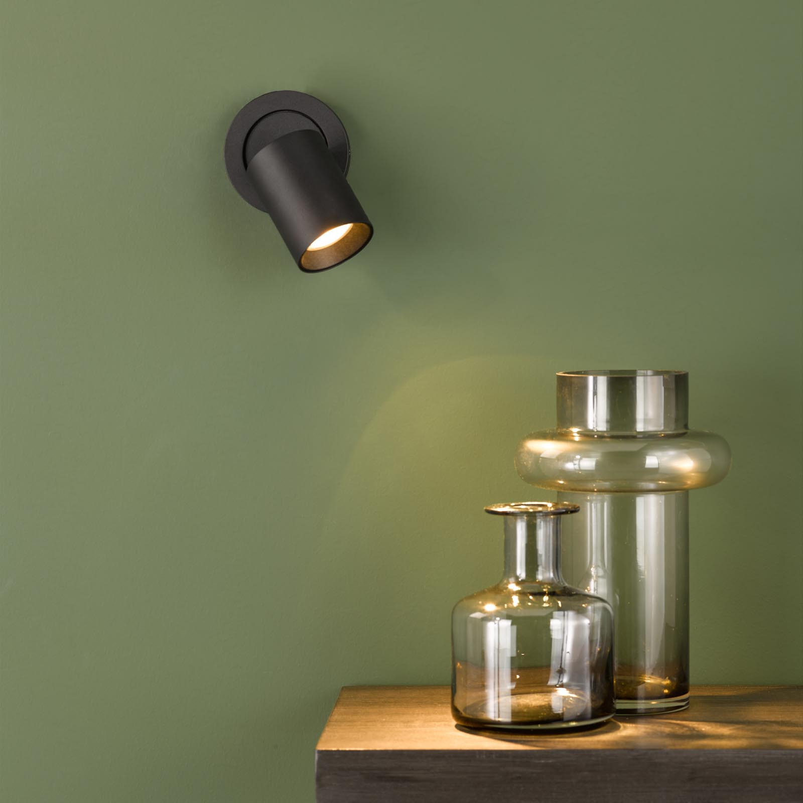 Hiro Single Spotlight Matt Black