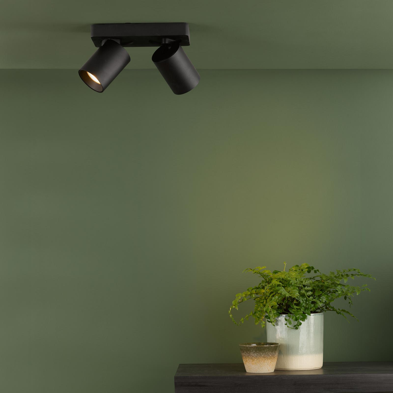 Hiro 2 Light Bar Spotlight Matt Black