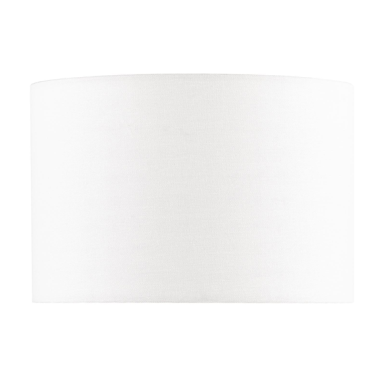 Iggy White Linen Drum Shade 28cm