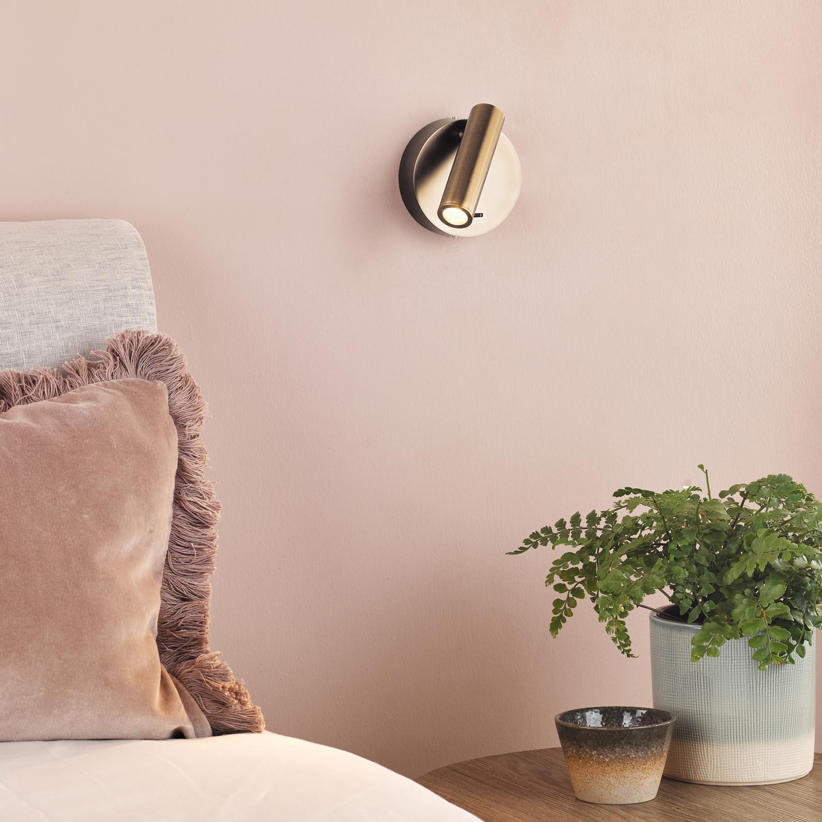 Itala Single Spotlight Antique Bronze LED