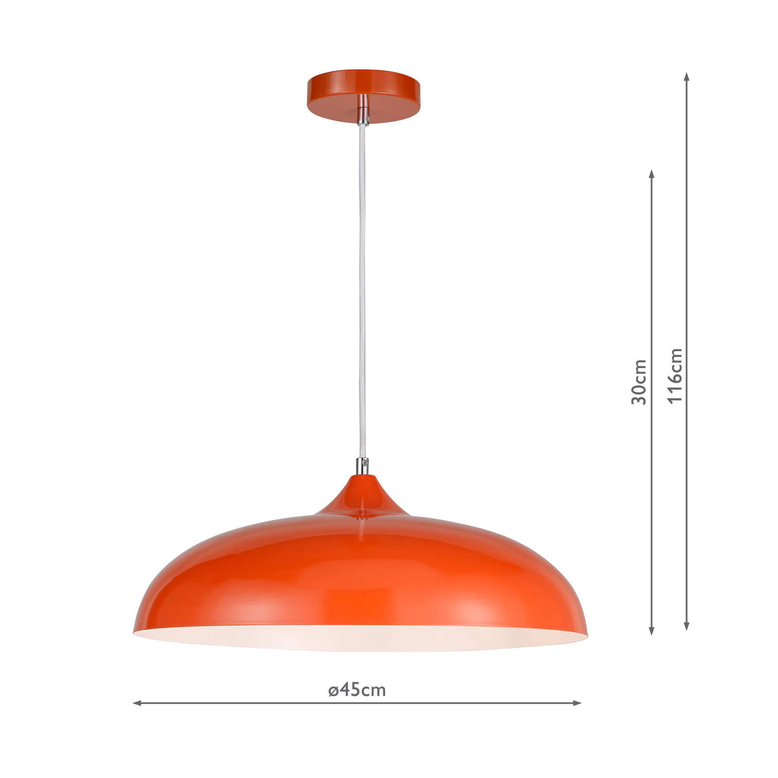 Kaelan Pendant Orange