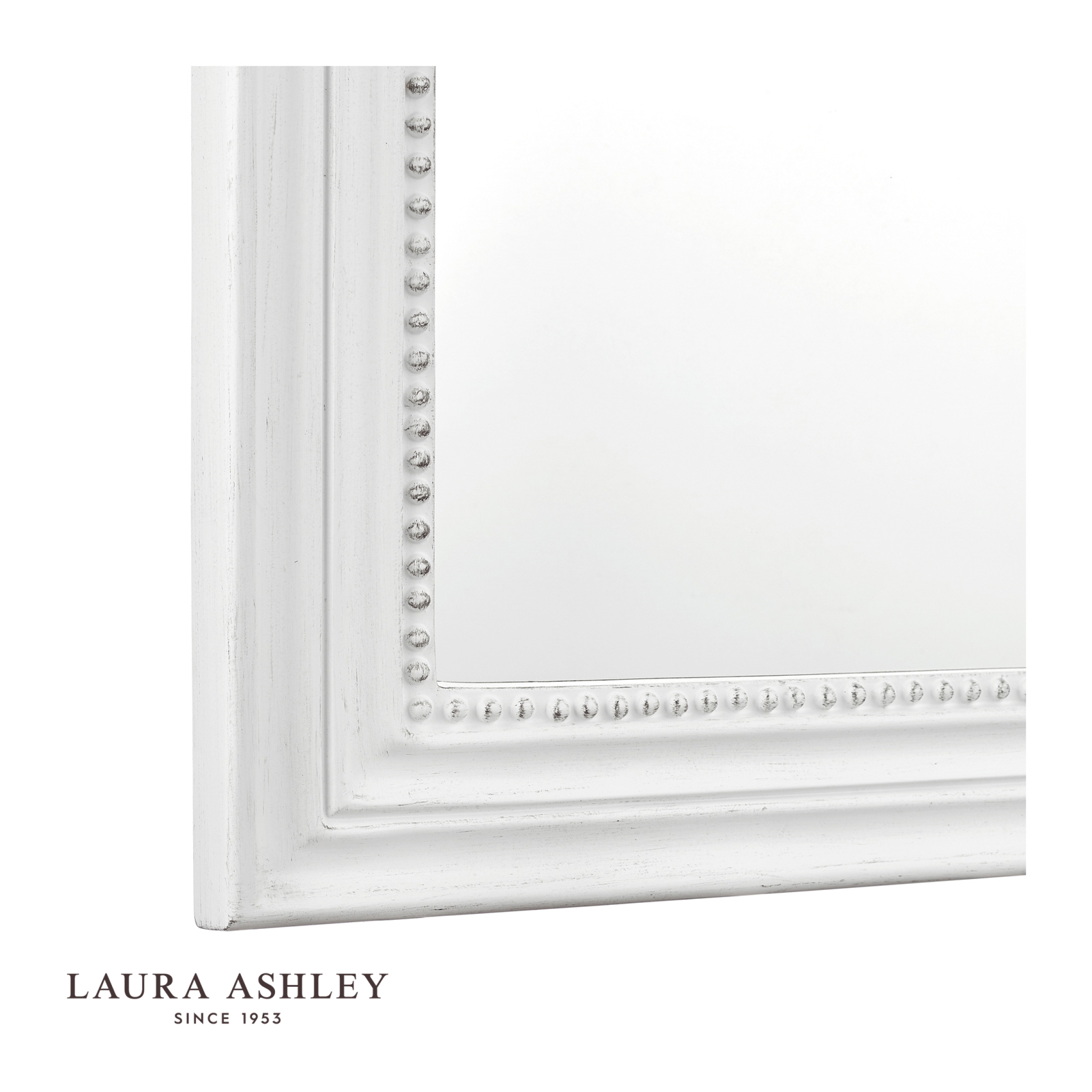 Laura Ashley Alana Mirror Distressed Cream and Mirror 120 X 71cm