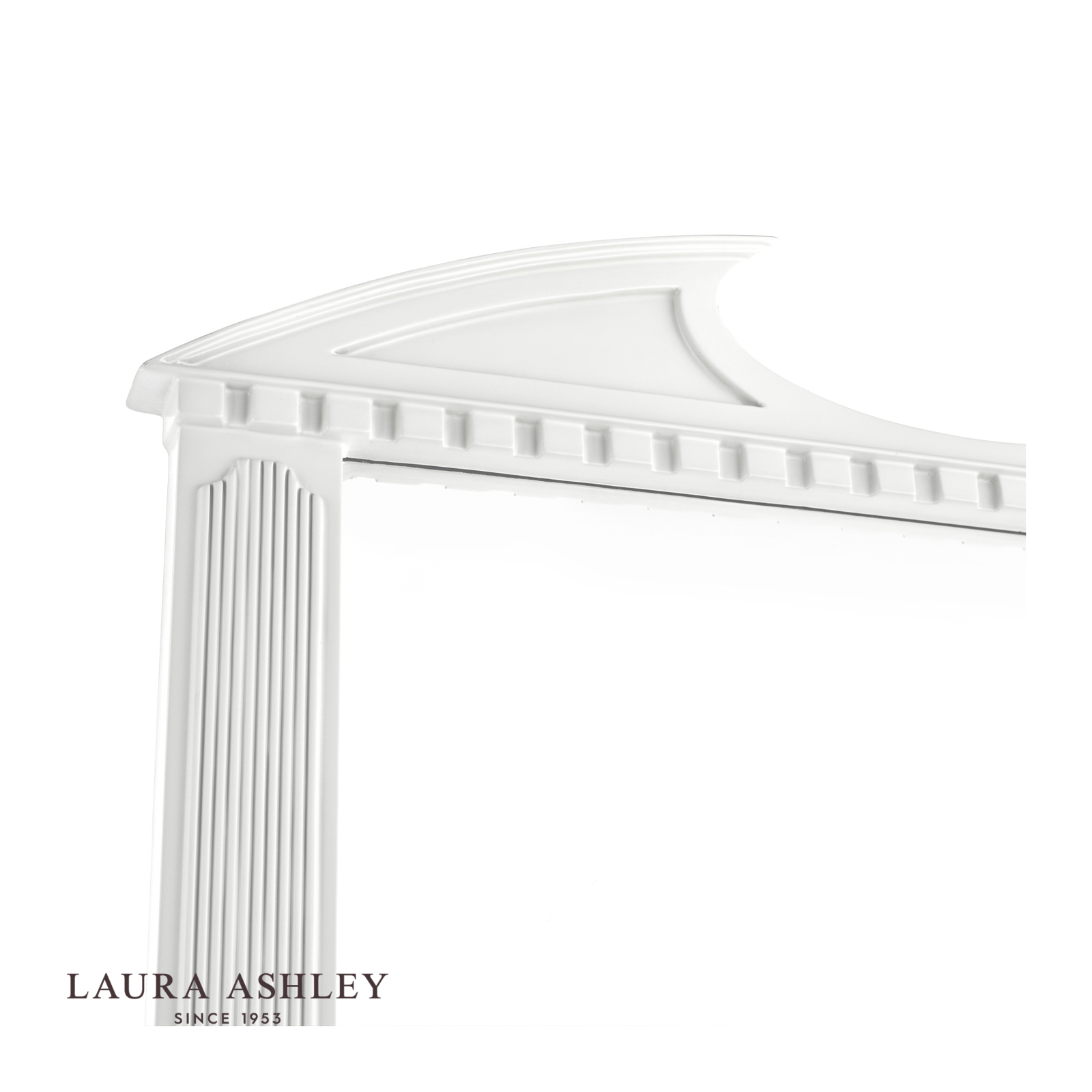 Laura Ashley Rossett Rectangle Mirror Grey 120 x 90cm