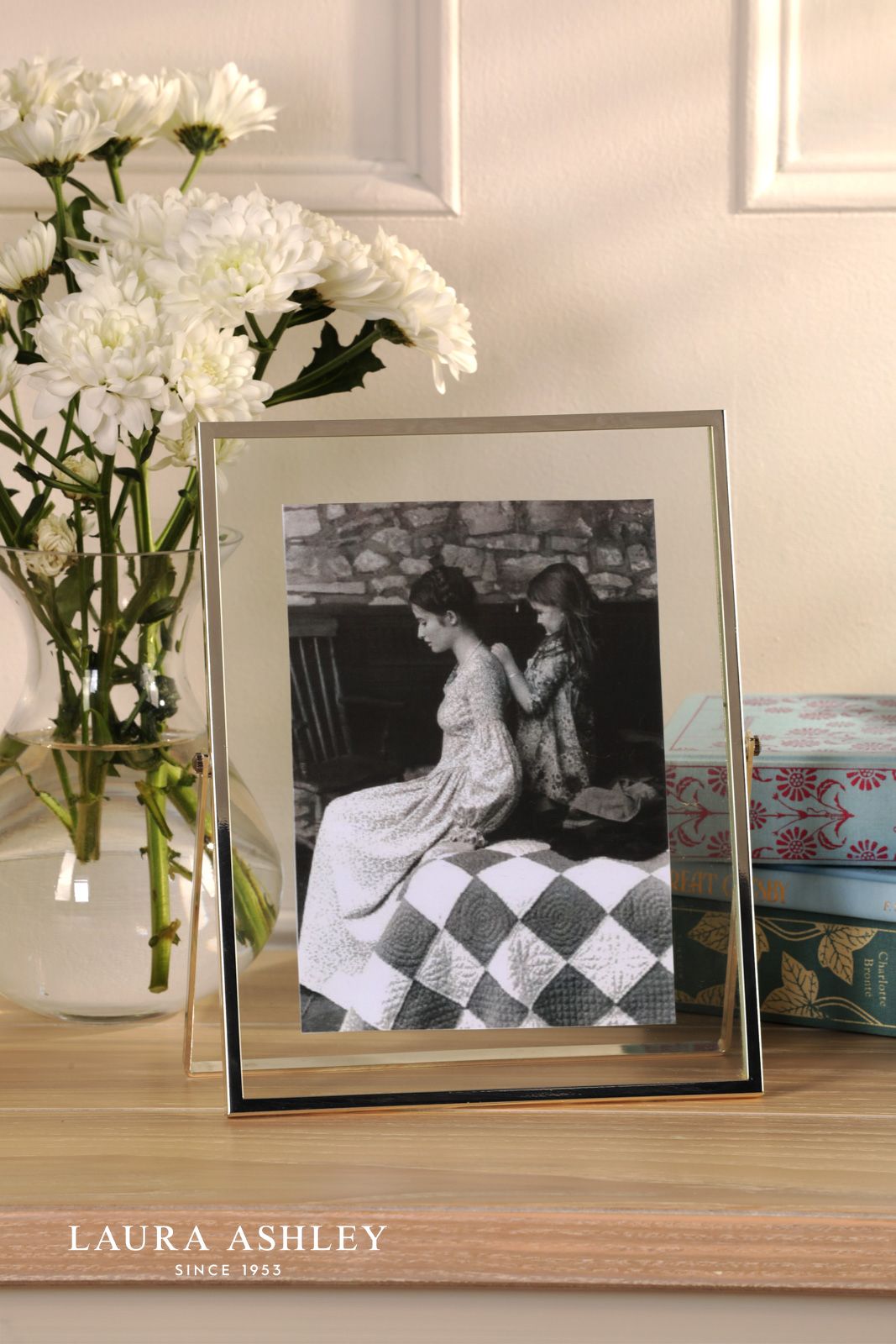 Moira Photo Frame Polished Silver and Glass 5