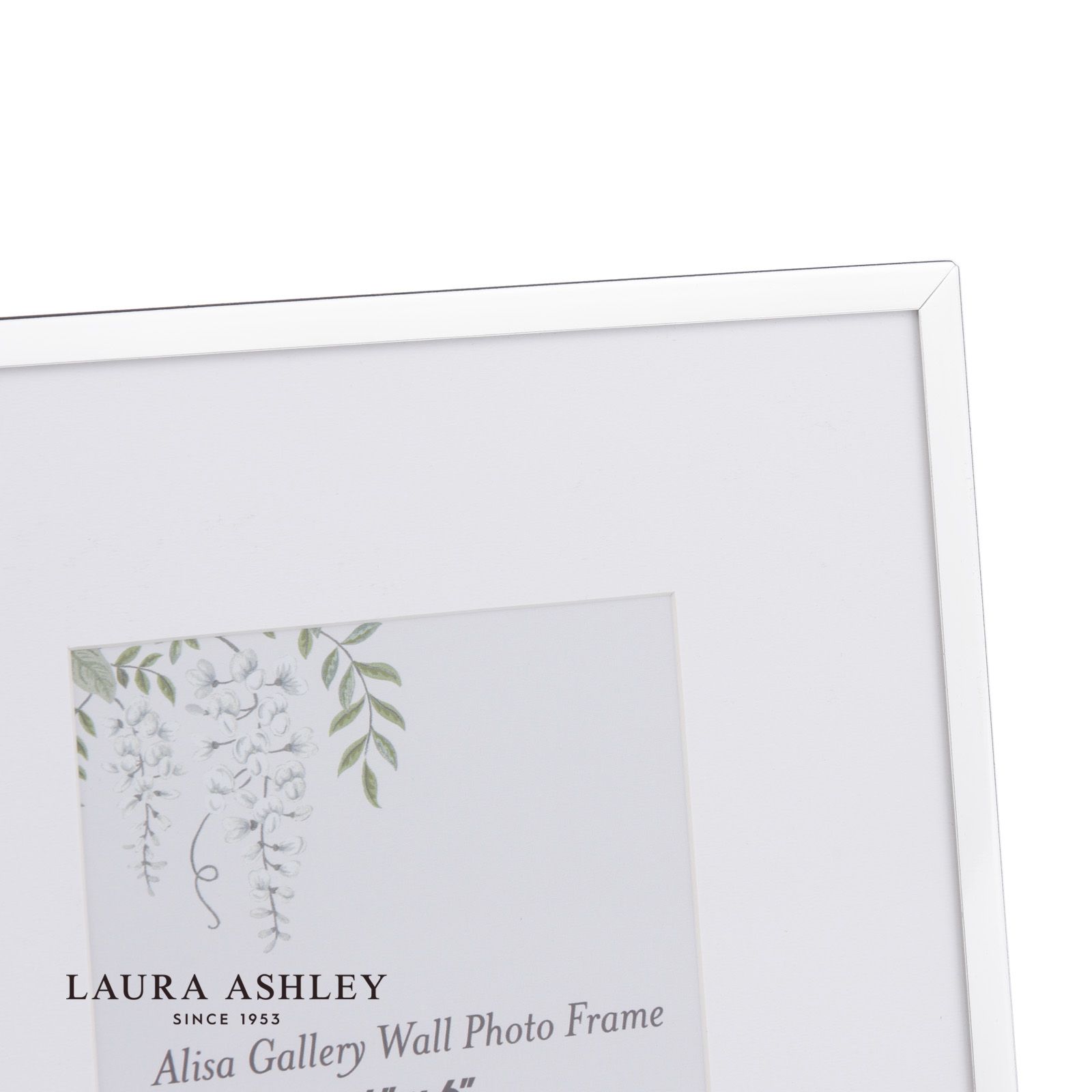 Laura Ashley Alisa Photo Frame Polished Silver
