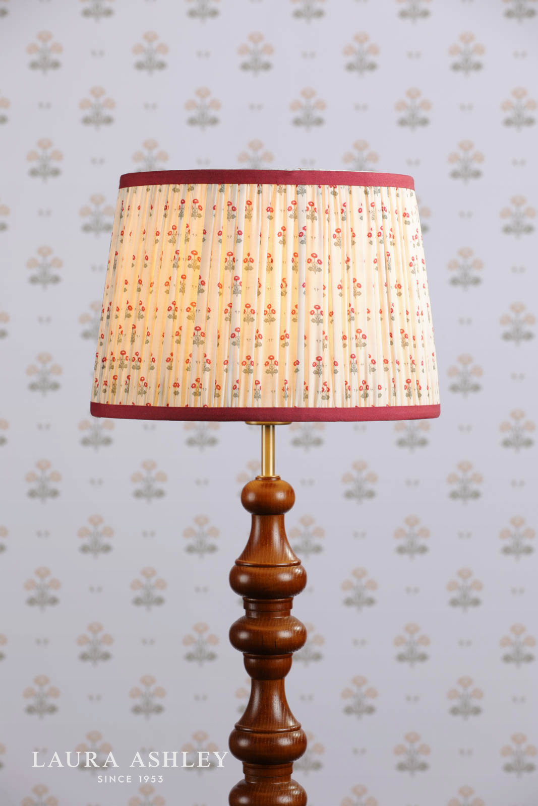 Laura Ashley Harthill Daisies Cream Cotton Tapered Drum Shade 30cm/12 inch