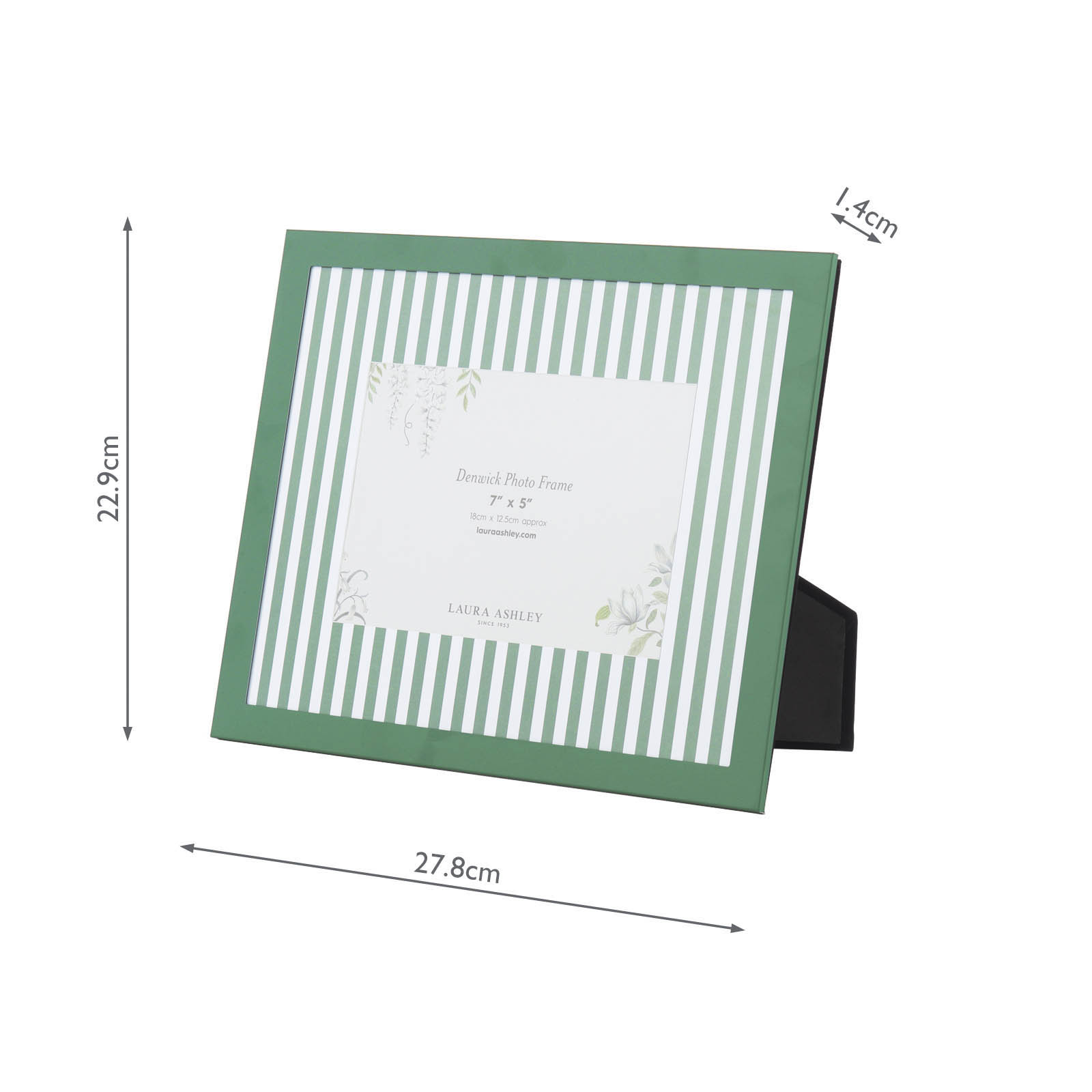 Laura Ashley Denwick Photo Frame Matt Green and Green 7
