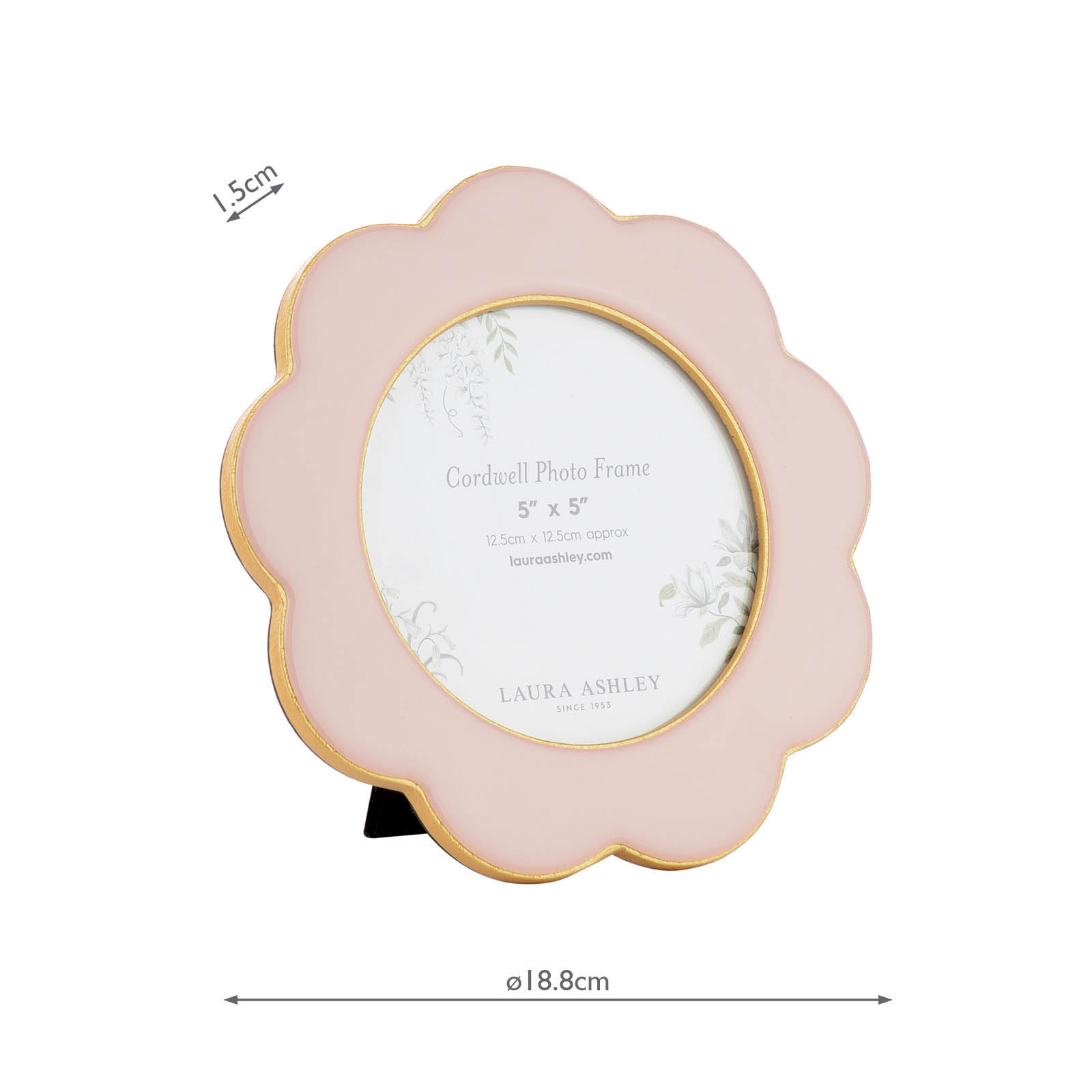 Laura Ashley Cordwell Photo Frame Pink 5