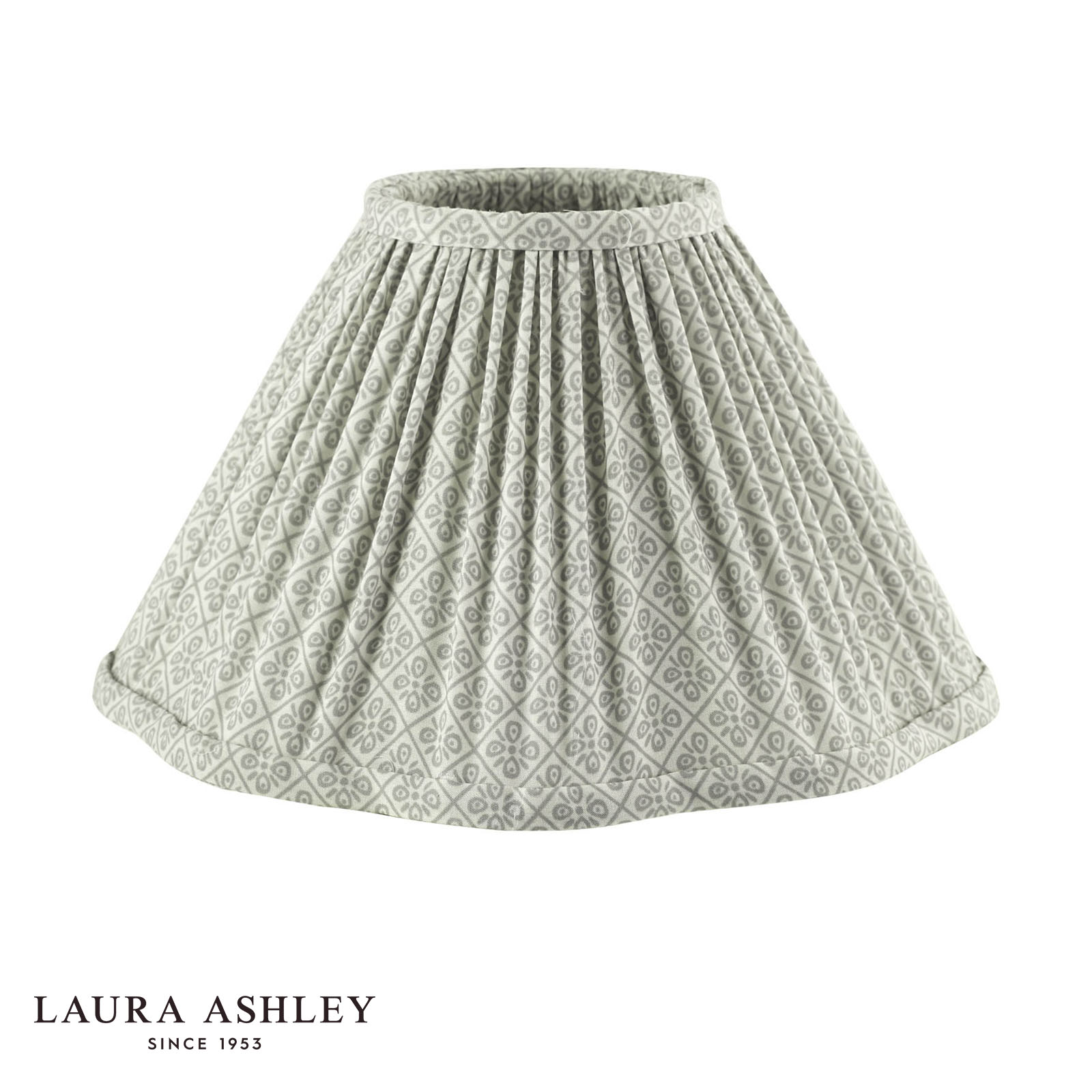 Laura Ashley Longcroft Natural Cotton Scalloped Shade 30cm/12 Inch