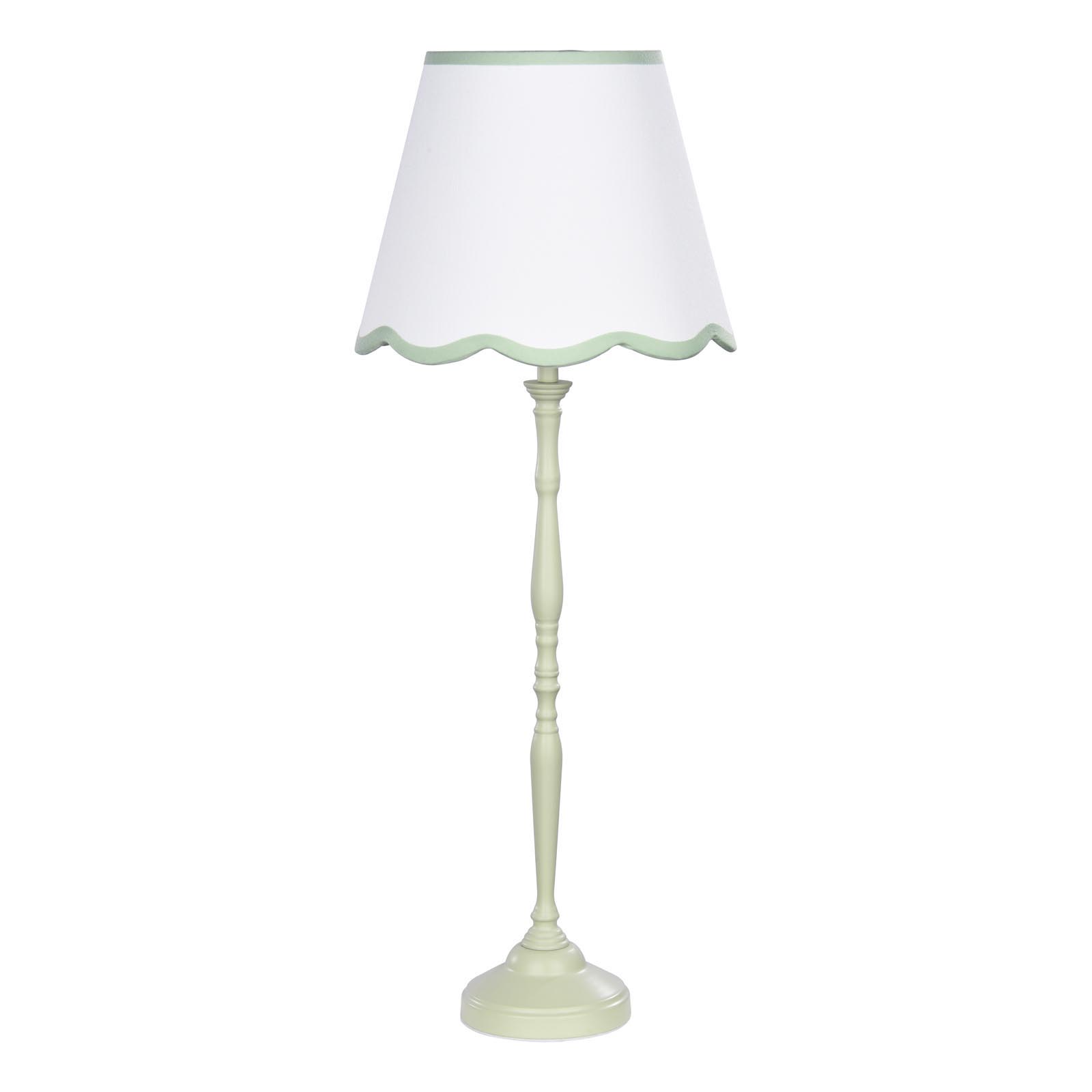 Lupo Ivory Linen Scalloped Shade 23cm