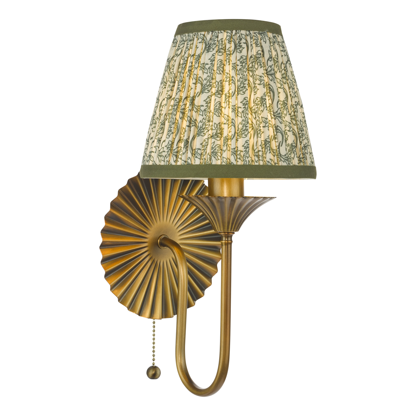Lydian Wall Light Antique Bronze With Shade