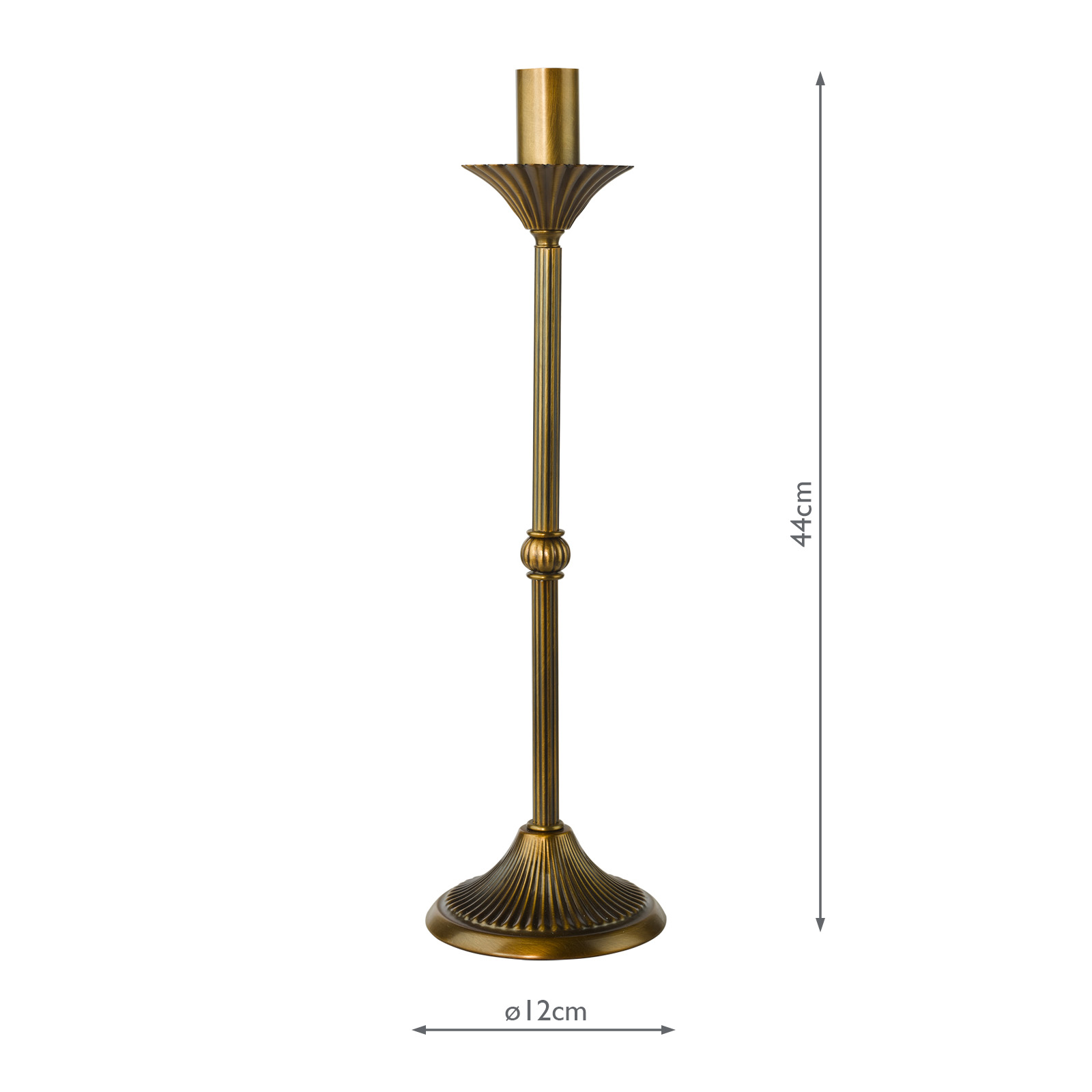 Lydian Table Lamp Antique Bronze Base Only