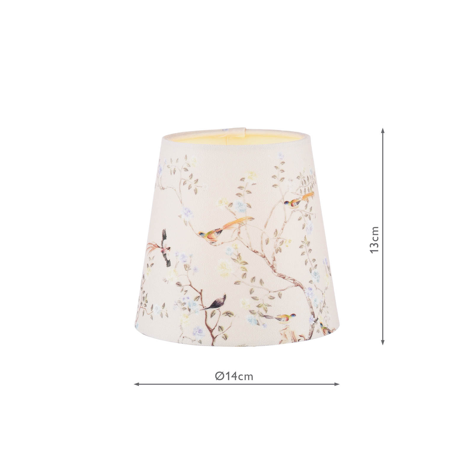 Marble Hill Taupe Cotton Tapered Drum Shade 14cm