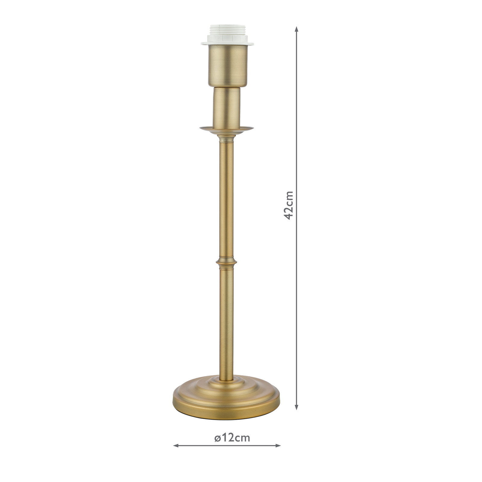 Marble Hill Table Lamp Aged Brass Base Only