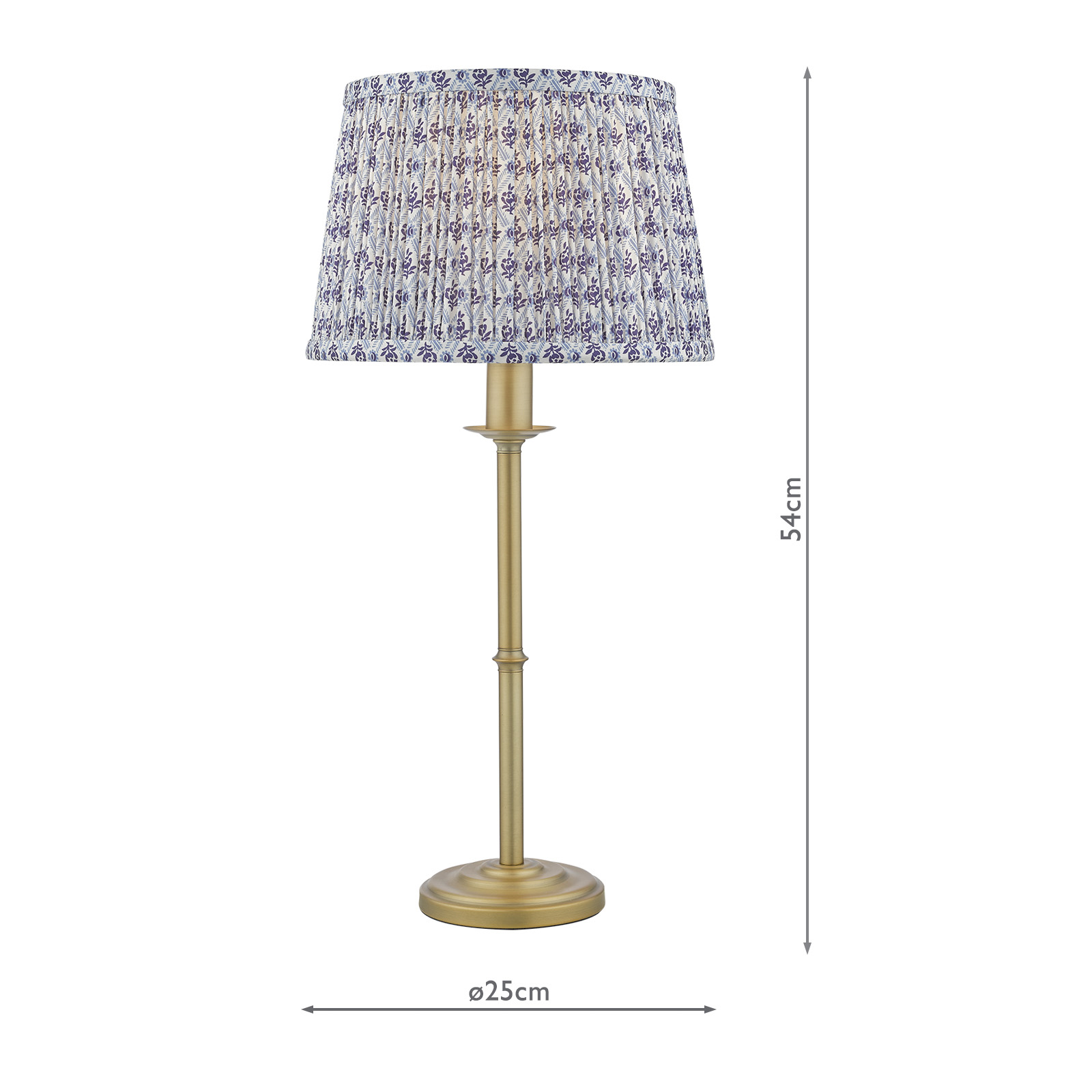 Marble Hill Table Lamp Aged Brass With Shade