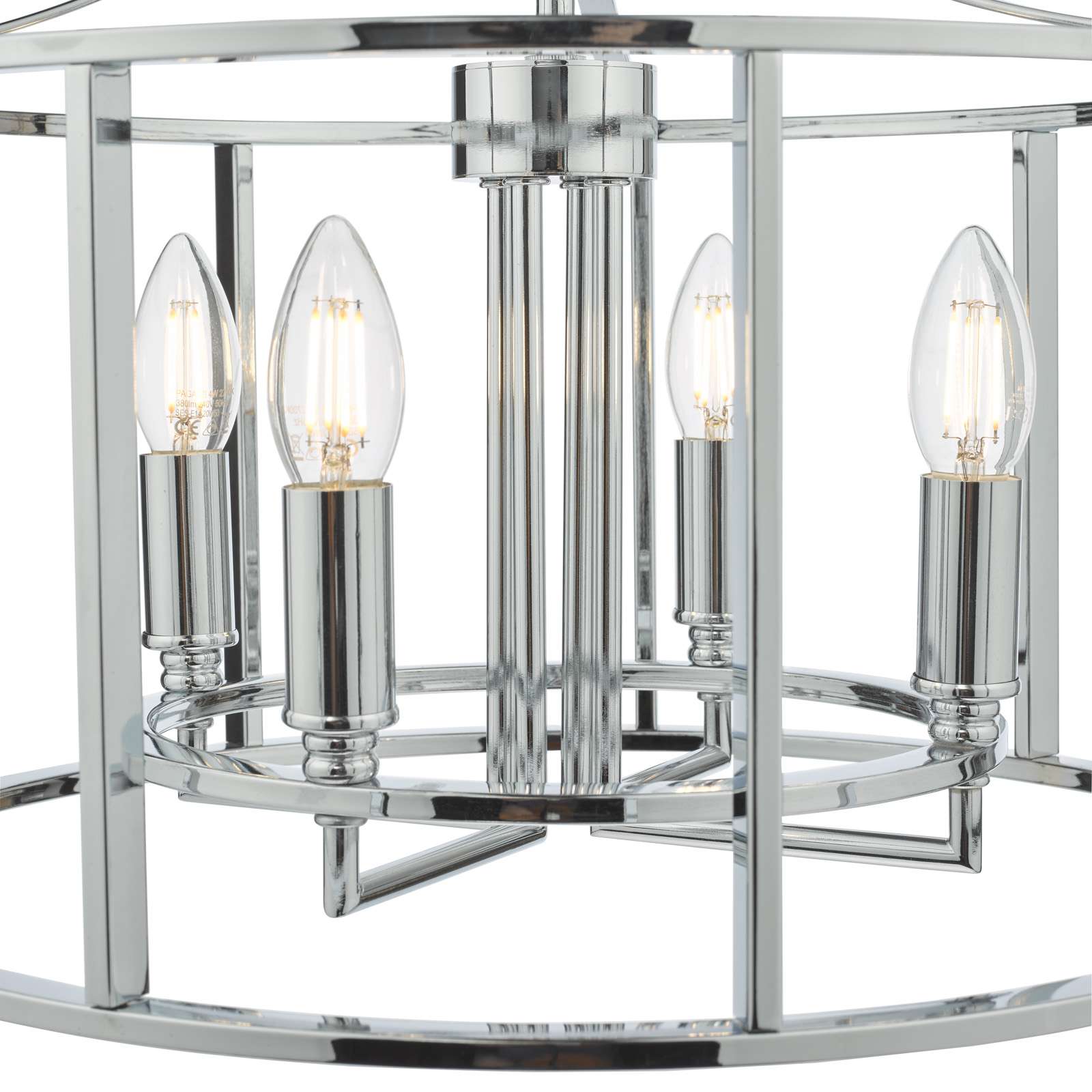 Myka 4 Light Pendant Polished Chrome