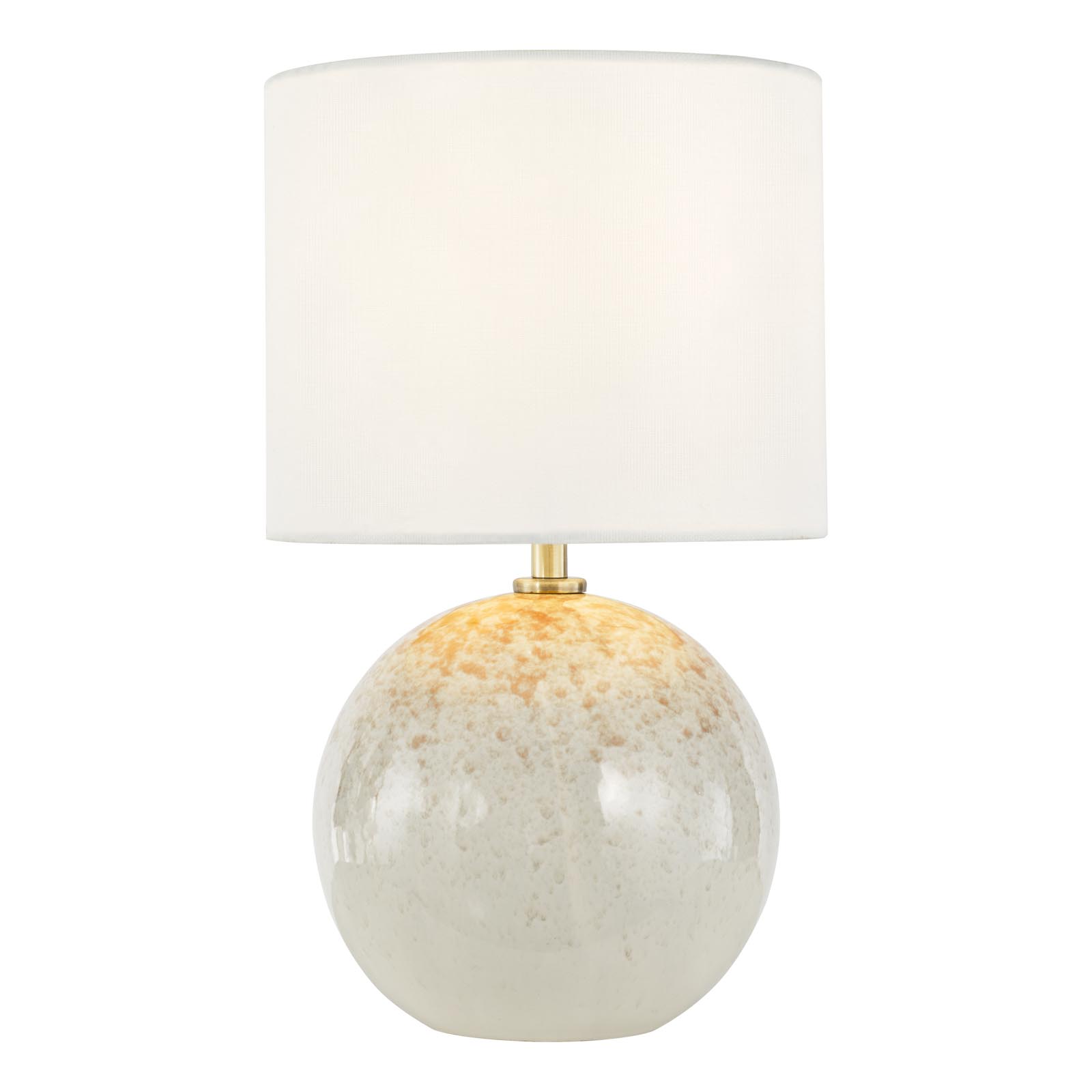 Nicolette Twin Pack Table Lamp Pink and Cream Ceramic With Linen Shade