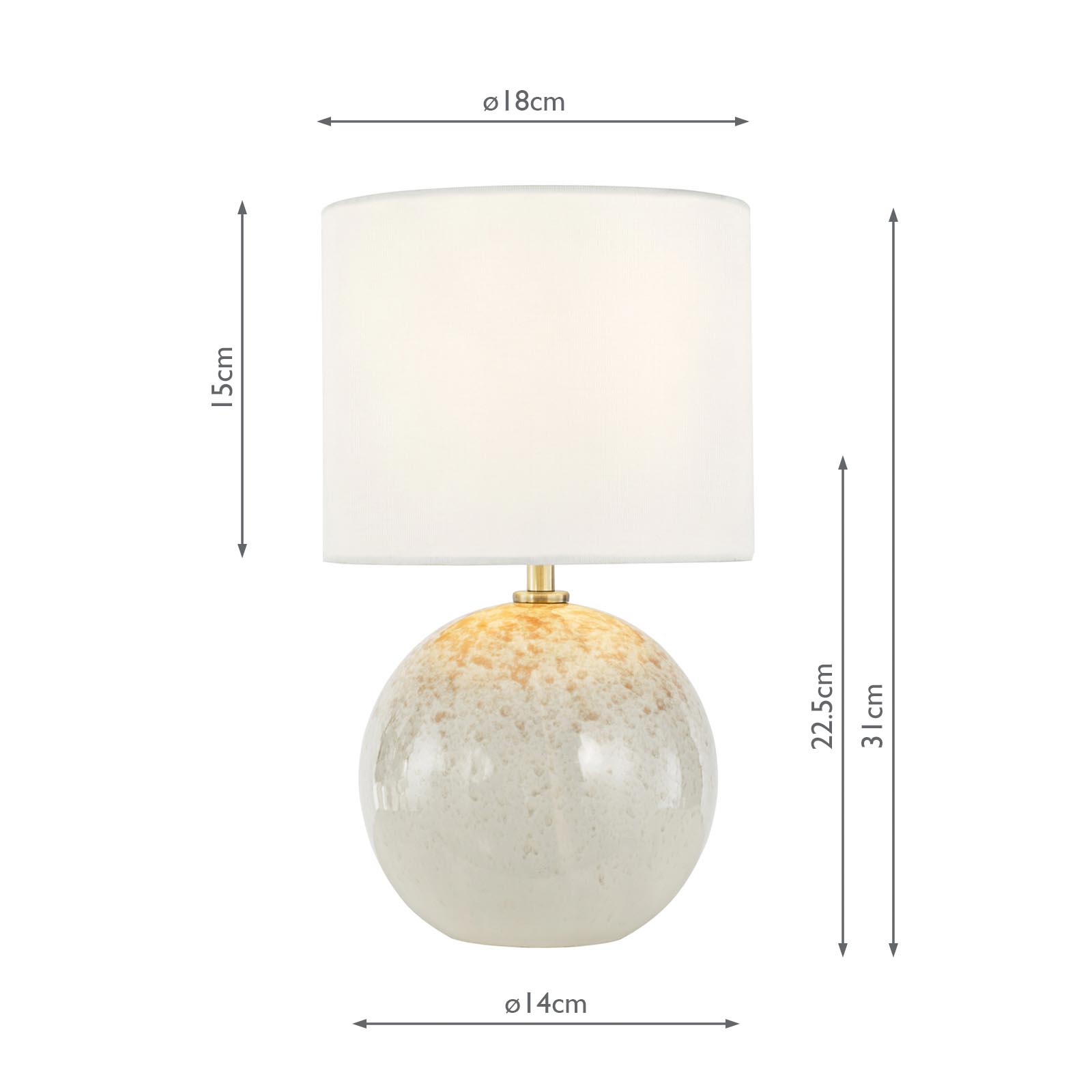 Nicolette Twin Pack Table Lamp Pink and Cream Ceramic With Linen Shade