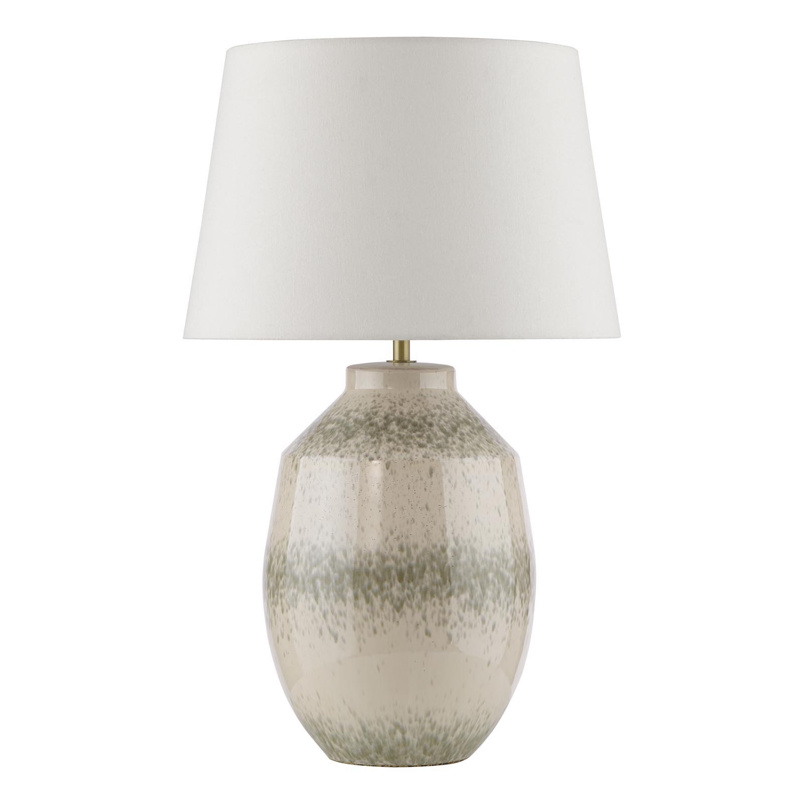 Omari Ivory Linen Tapered Drum Shade 35cm