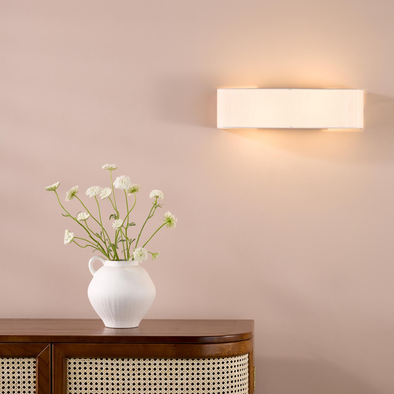 Ronda 2 Light Wall Light Taupe