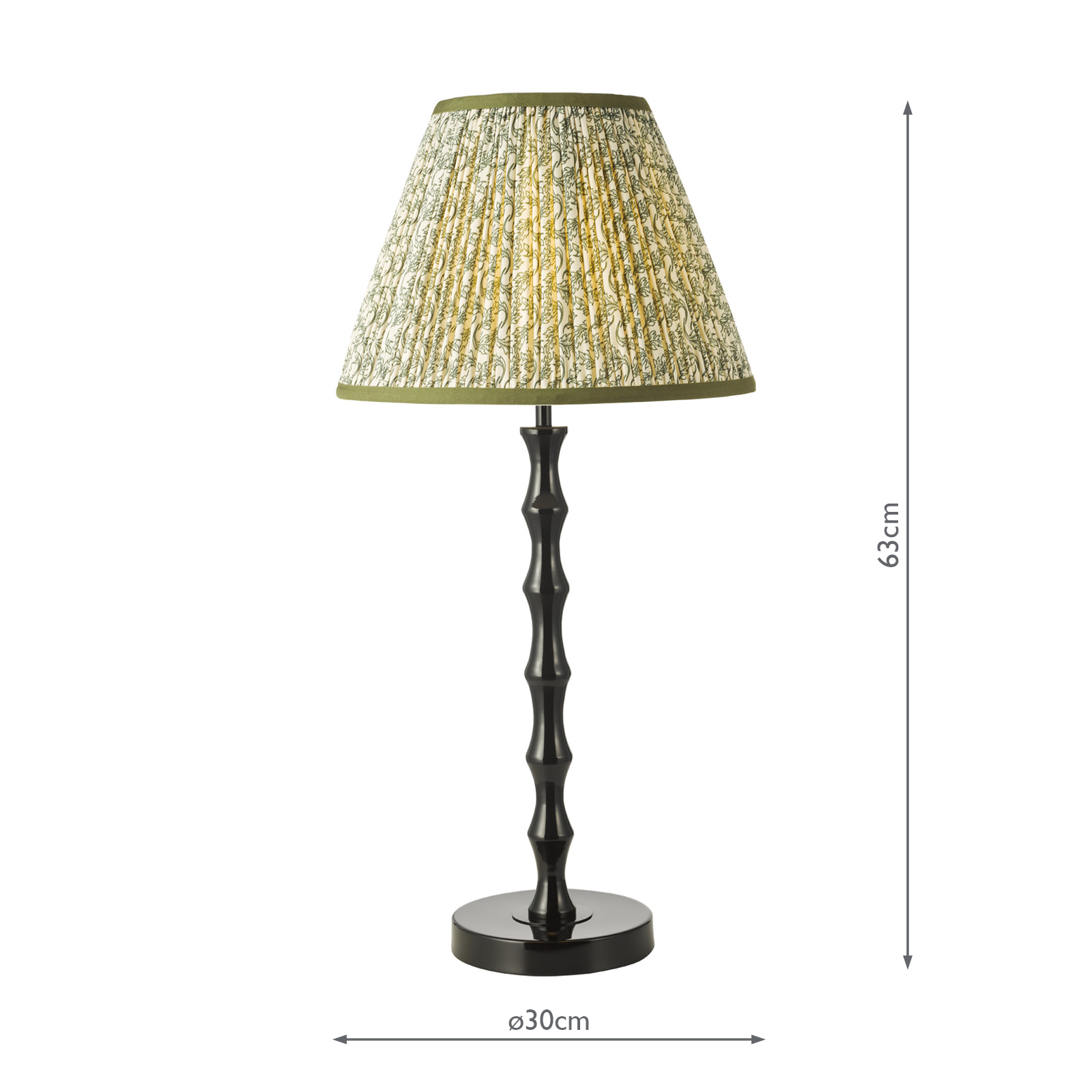 Siyanda Table Lamp Black With Shade