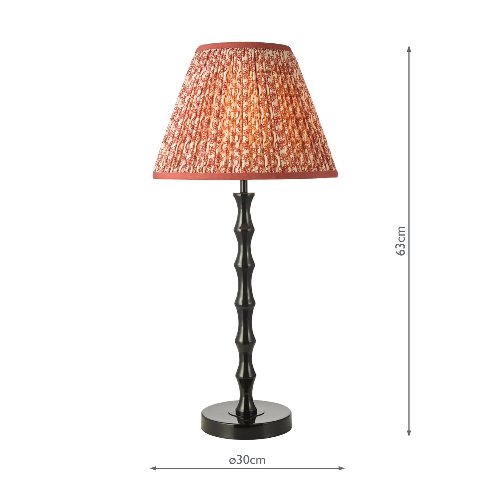 Siyanda Table Lamp Black With Shade