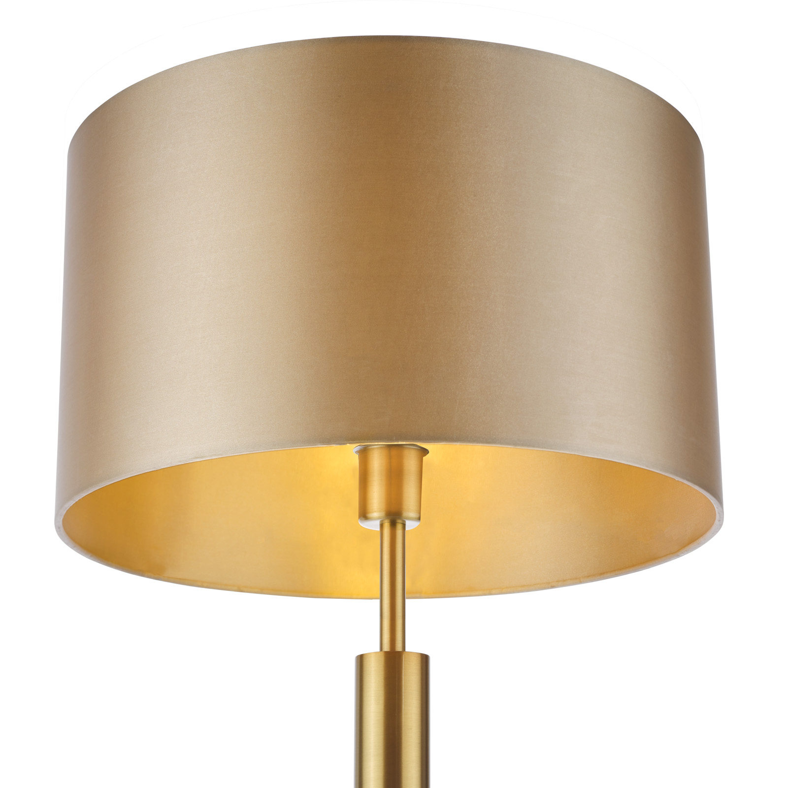 Sylvester Floor Lamp Antique Brass With Shade