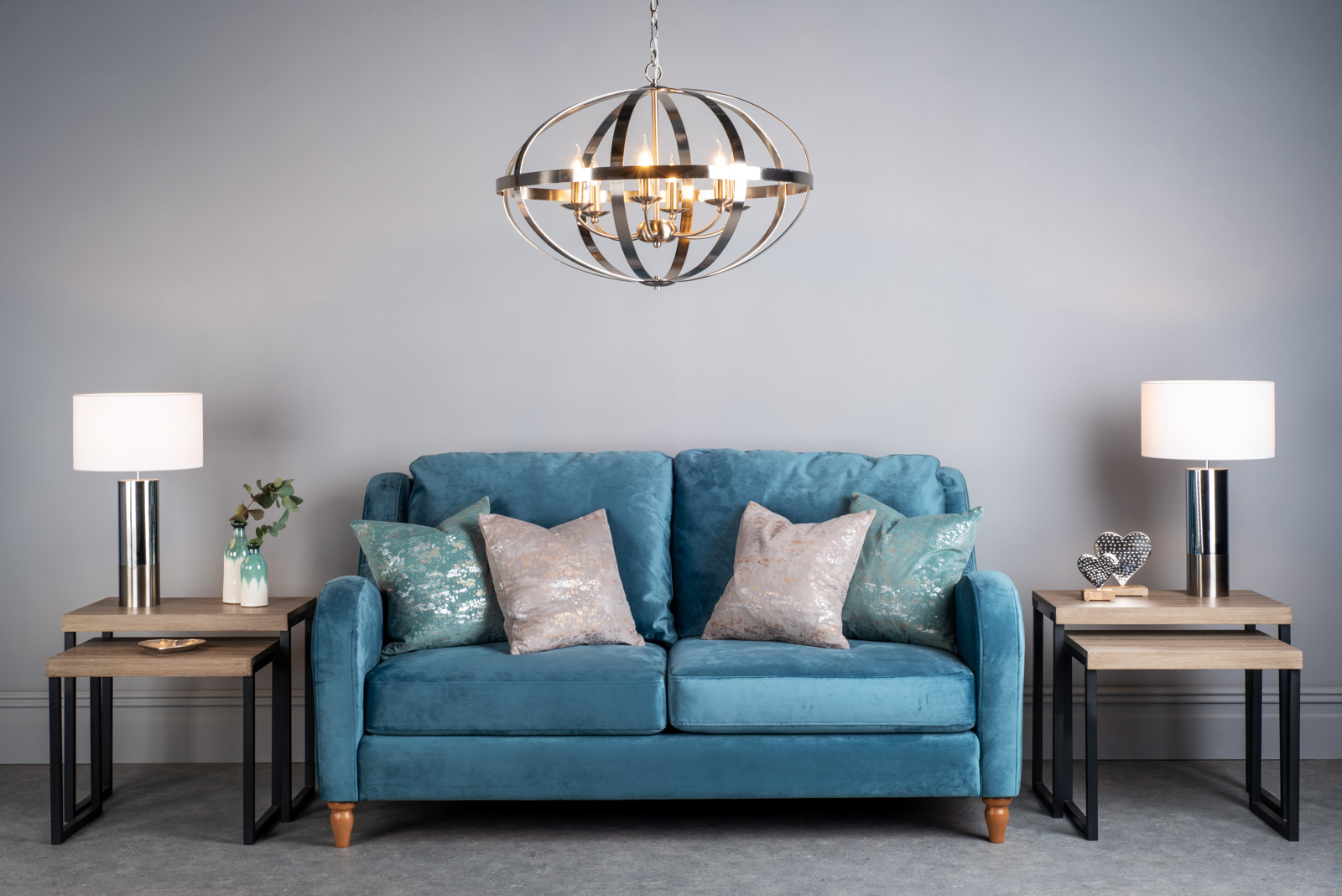 Symbol 6lt Pendant Satin Chrome