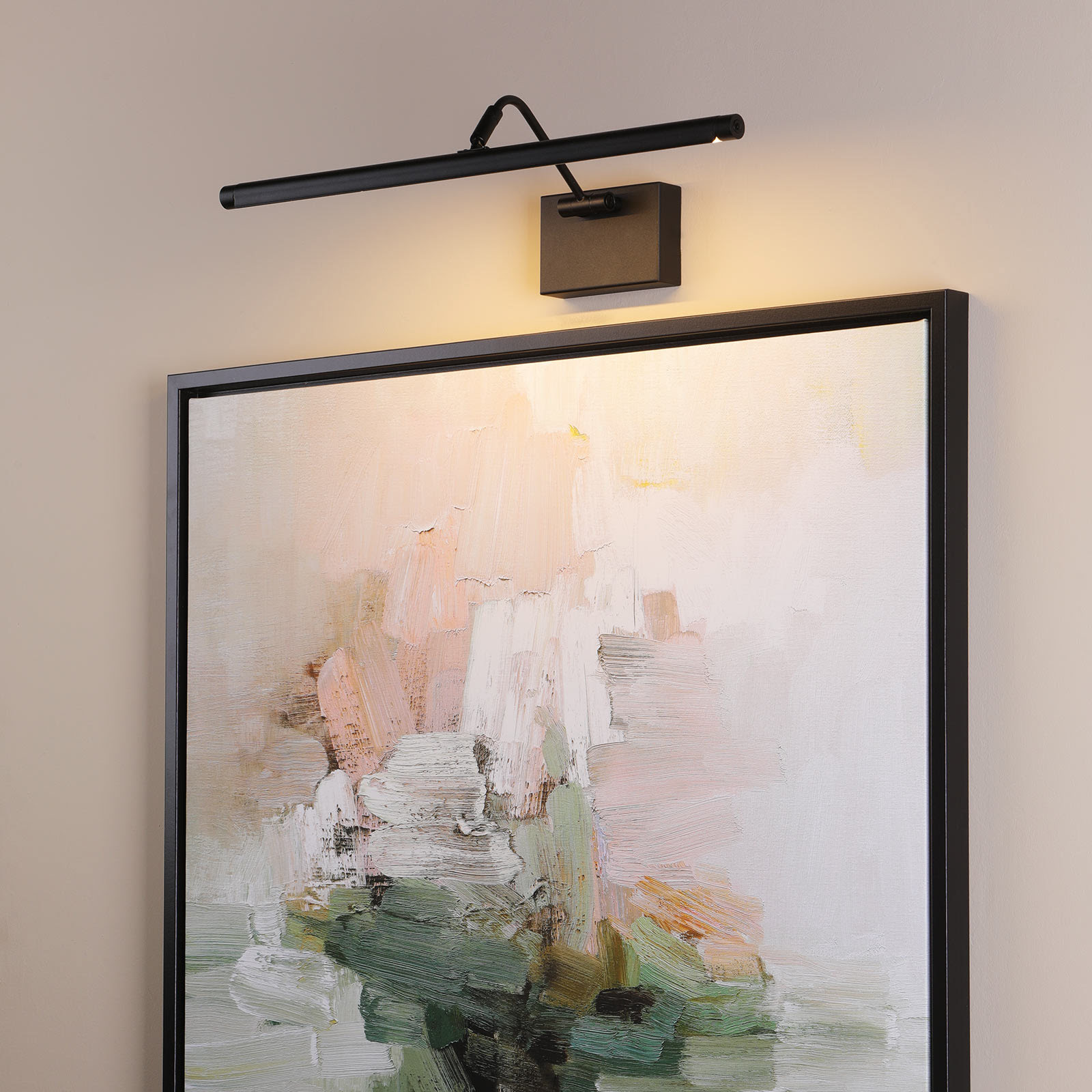 Tyrus 50cm Picture Light Satin Black LED