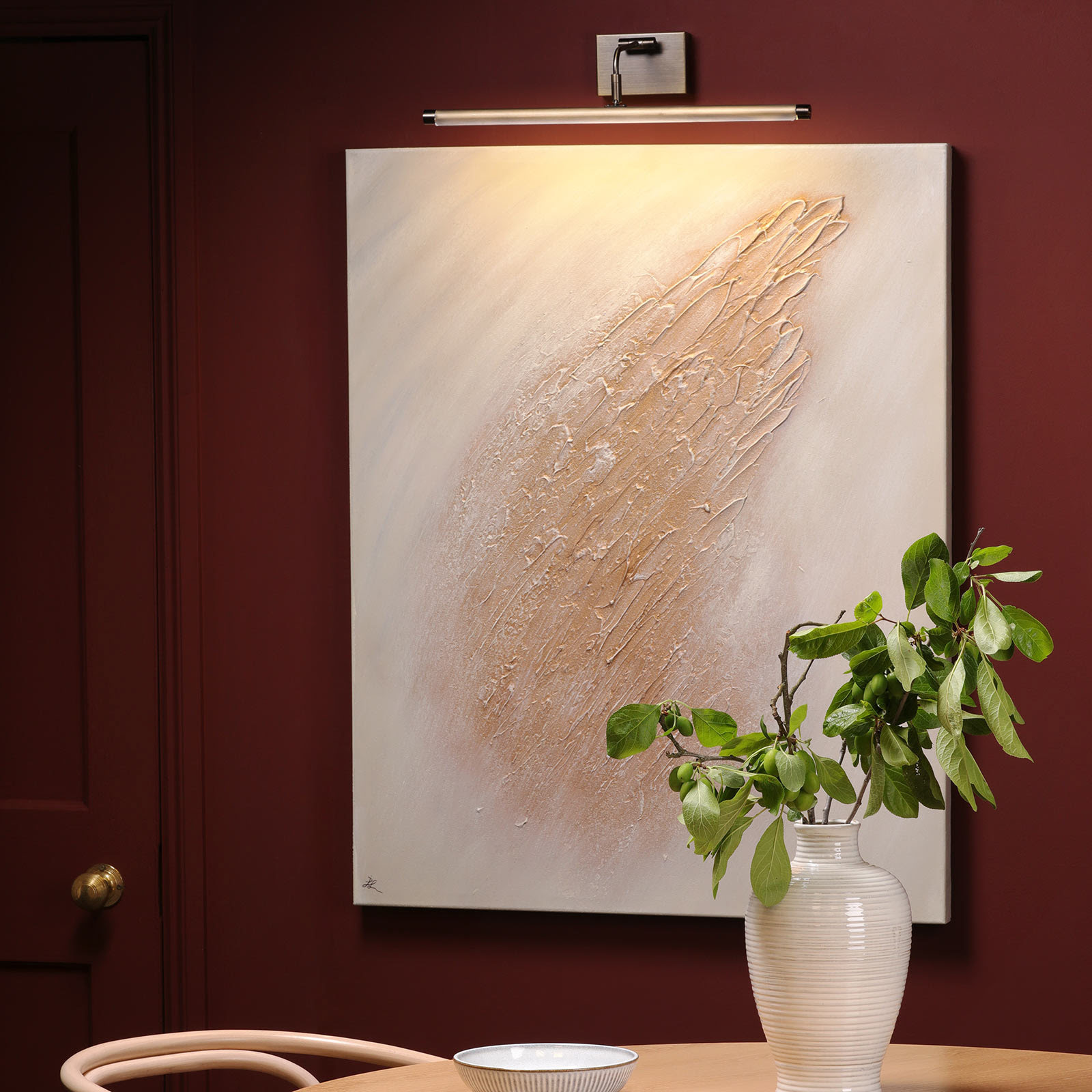 Tyrus 50cm Picture Light Brushed Bronze LED